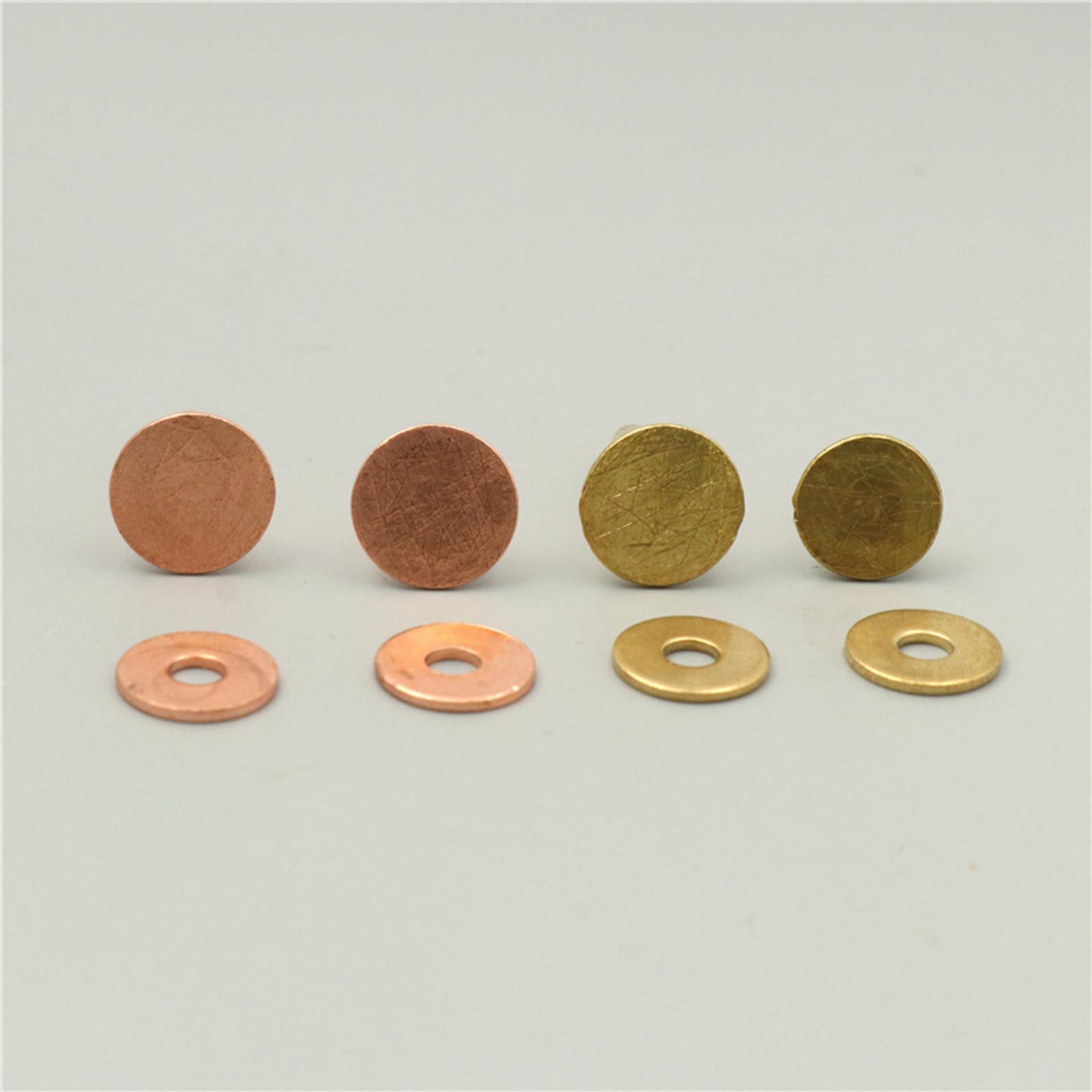 Rivets and Burrs Washers Fastener for DIY Craft Supplies Bridles Belts B