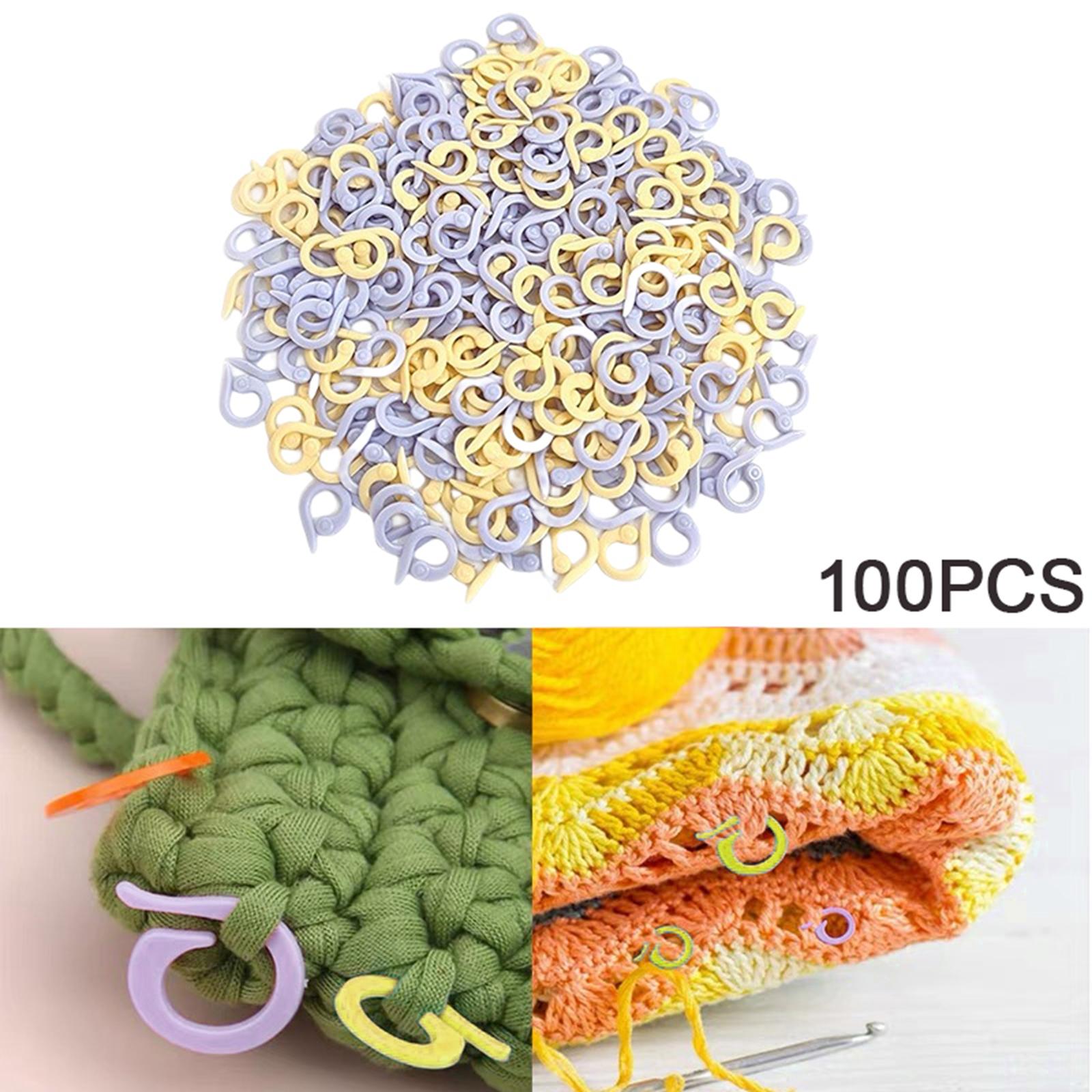 100Pcs Sewing Counting Circular Rings Craftwork Accessories Knit Markers