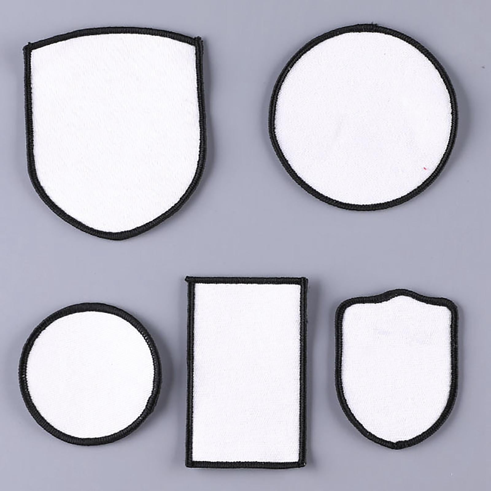 Sublimation Patch Blanks Sew On Iron On Hot Melt Embroidered Armband for Hat A Set