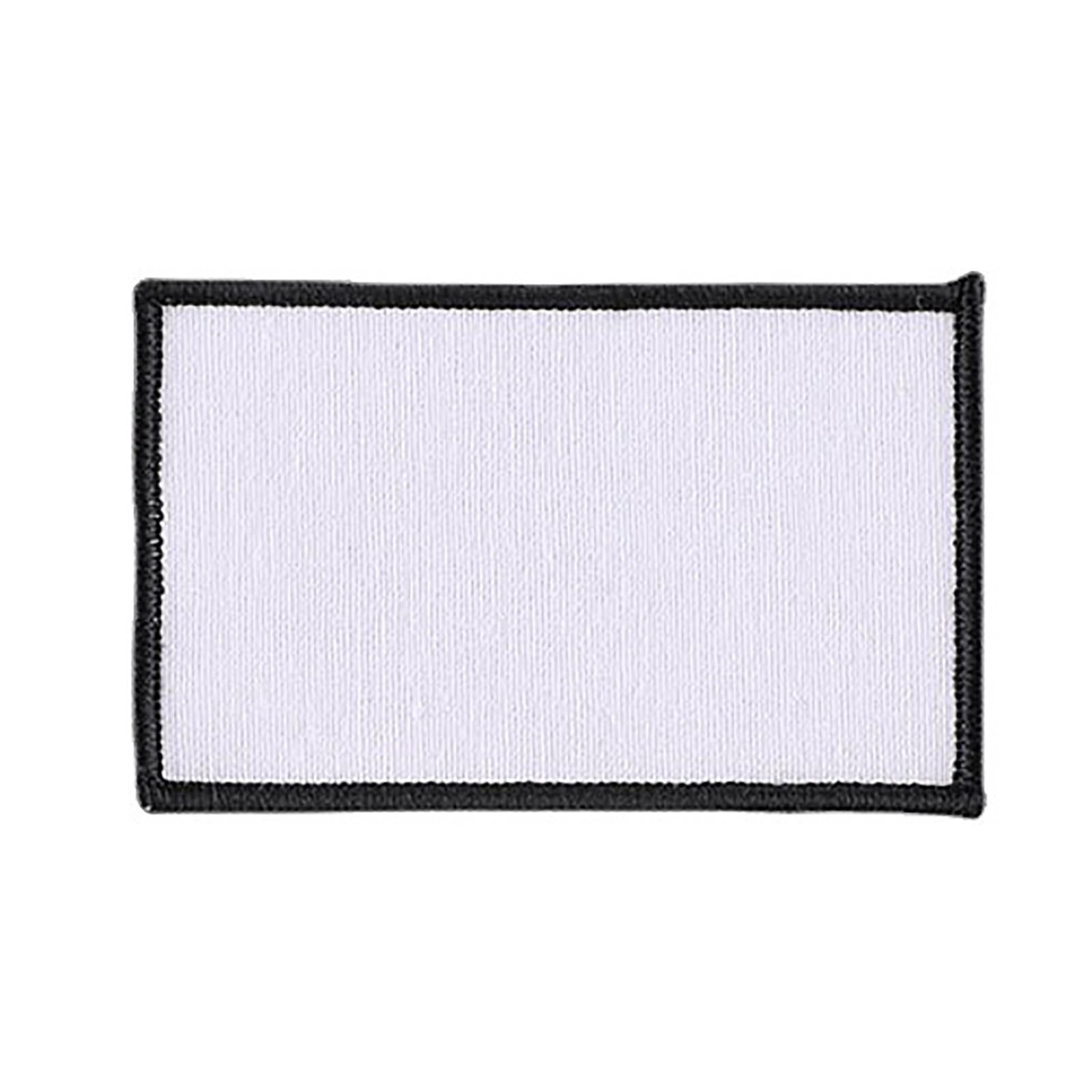 Sublimation Patch Blanks Sew On Iron On Hot Melt Embroidered Armband for Hat B Set