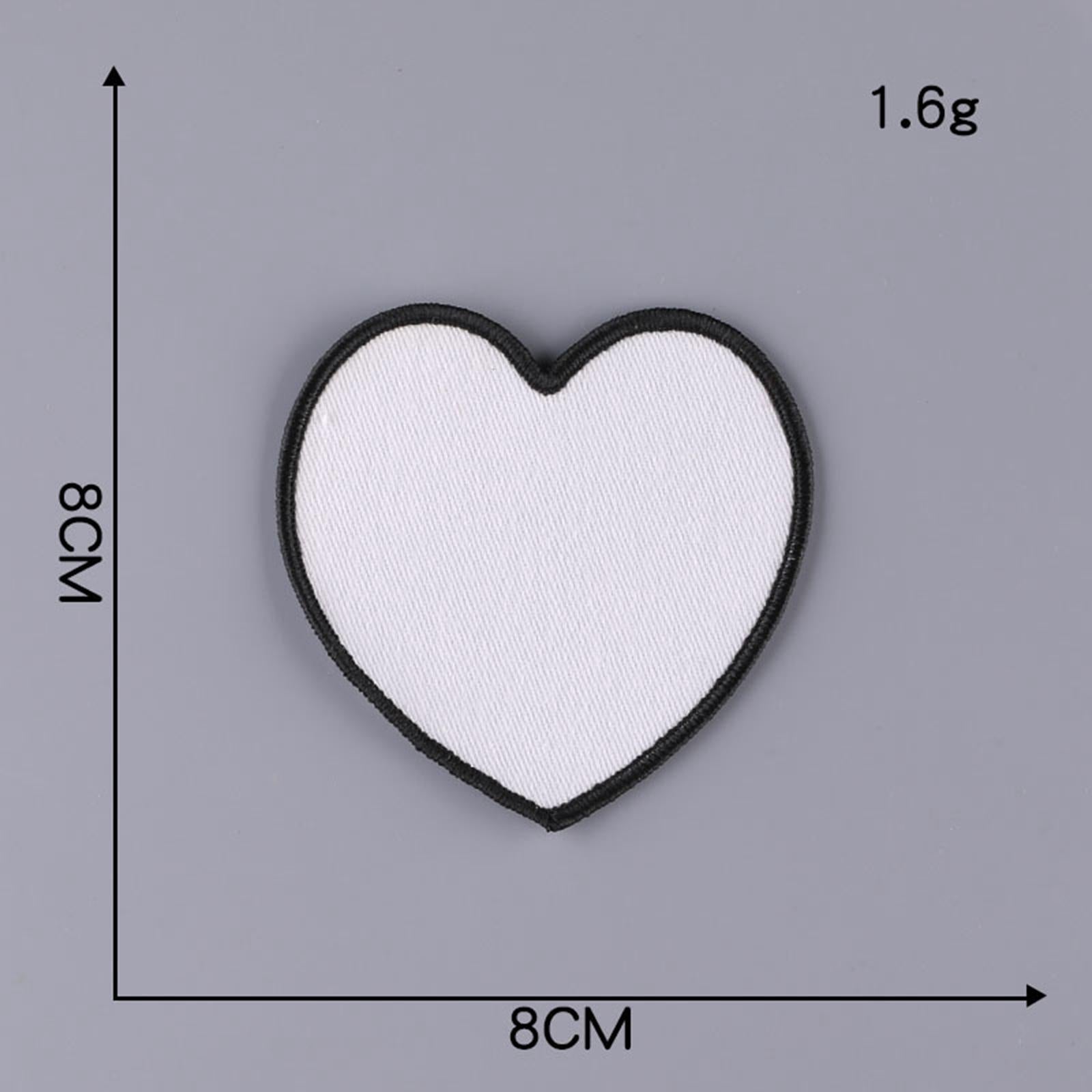 Sublimation Patch Blanks Sew On Iron On Hot Melt Embroidered Armband for Hat B Set