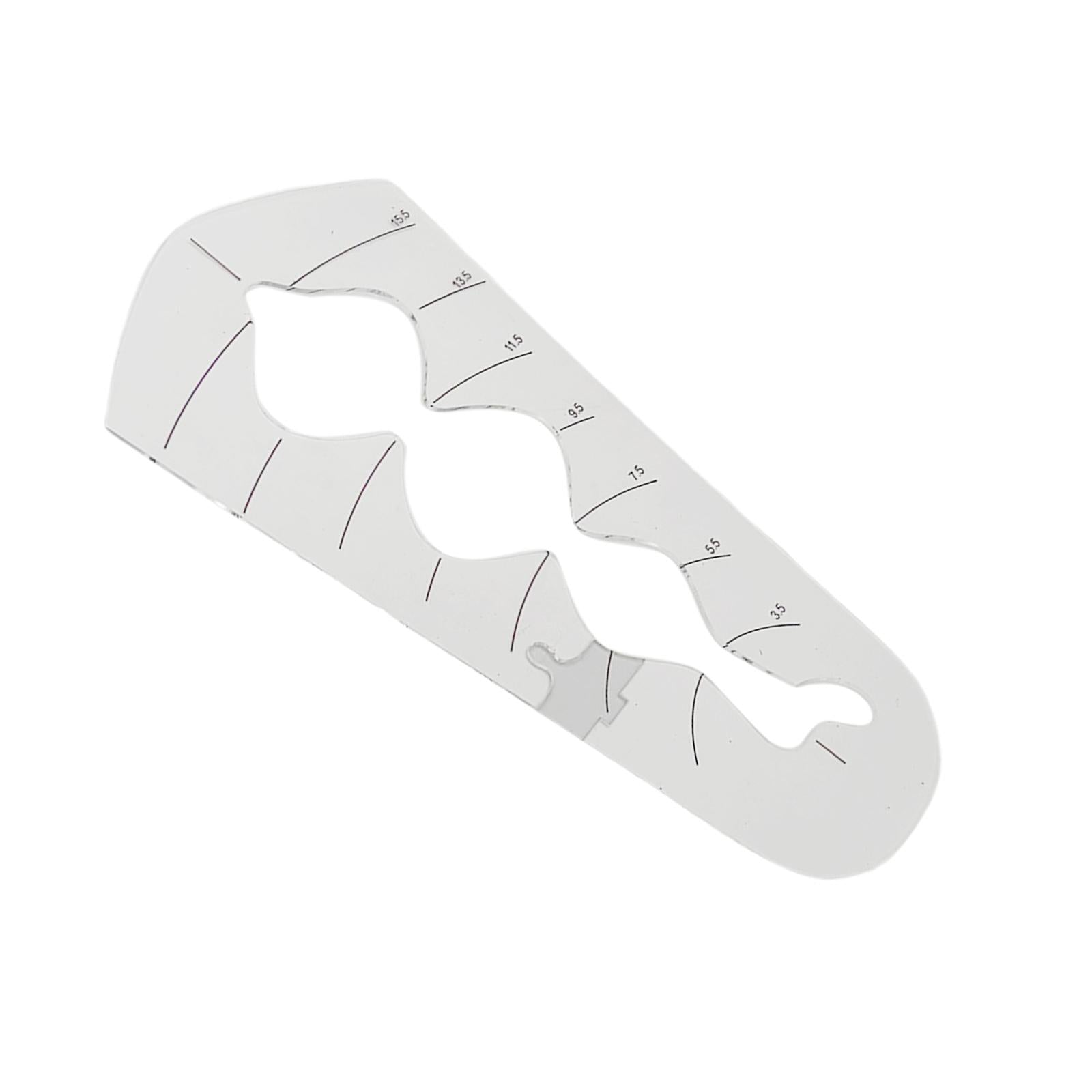 Quilting Template Ruler Bubble Border Acrylic for DIY Craftwork and Sewing