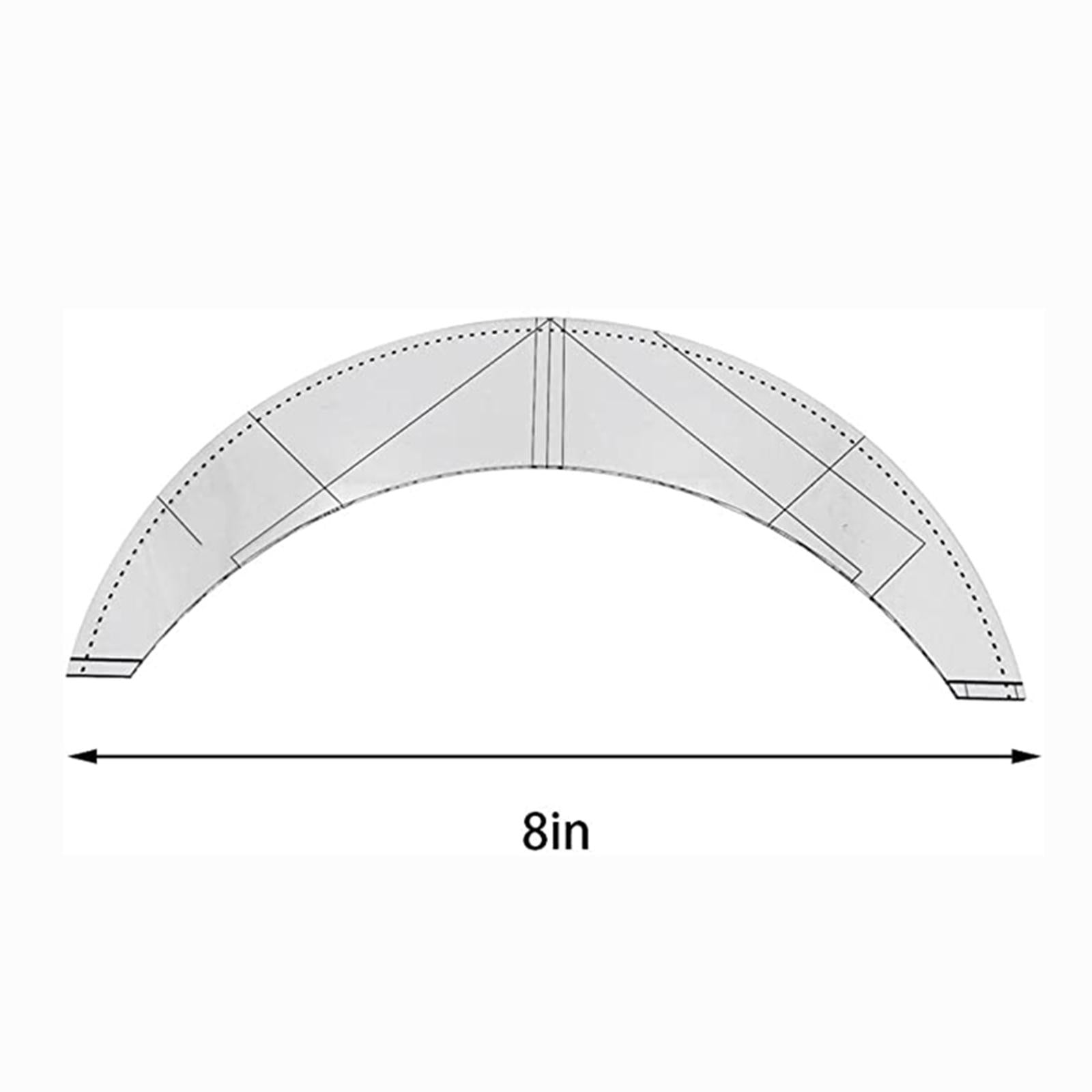 Quilting Cutting Template Handmade Patchwork Ruler DIY Sewing 8inch