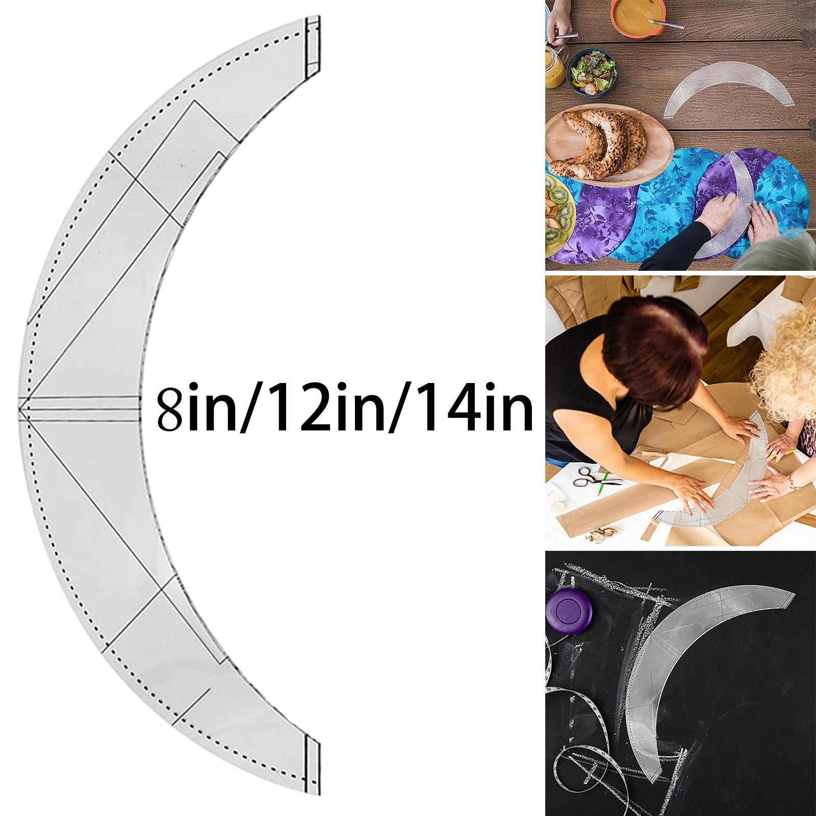 Quilting Cutting Template Handmade Patchwork Ruler DIY Sewing 8inch