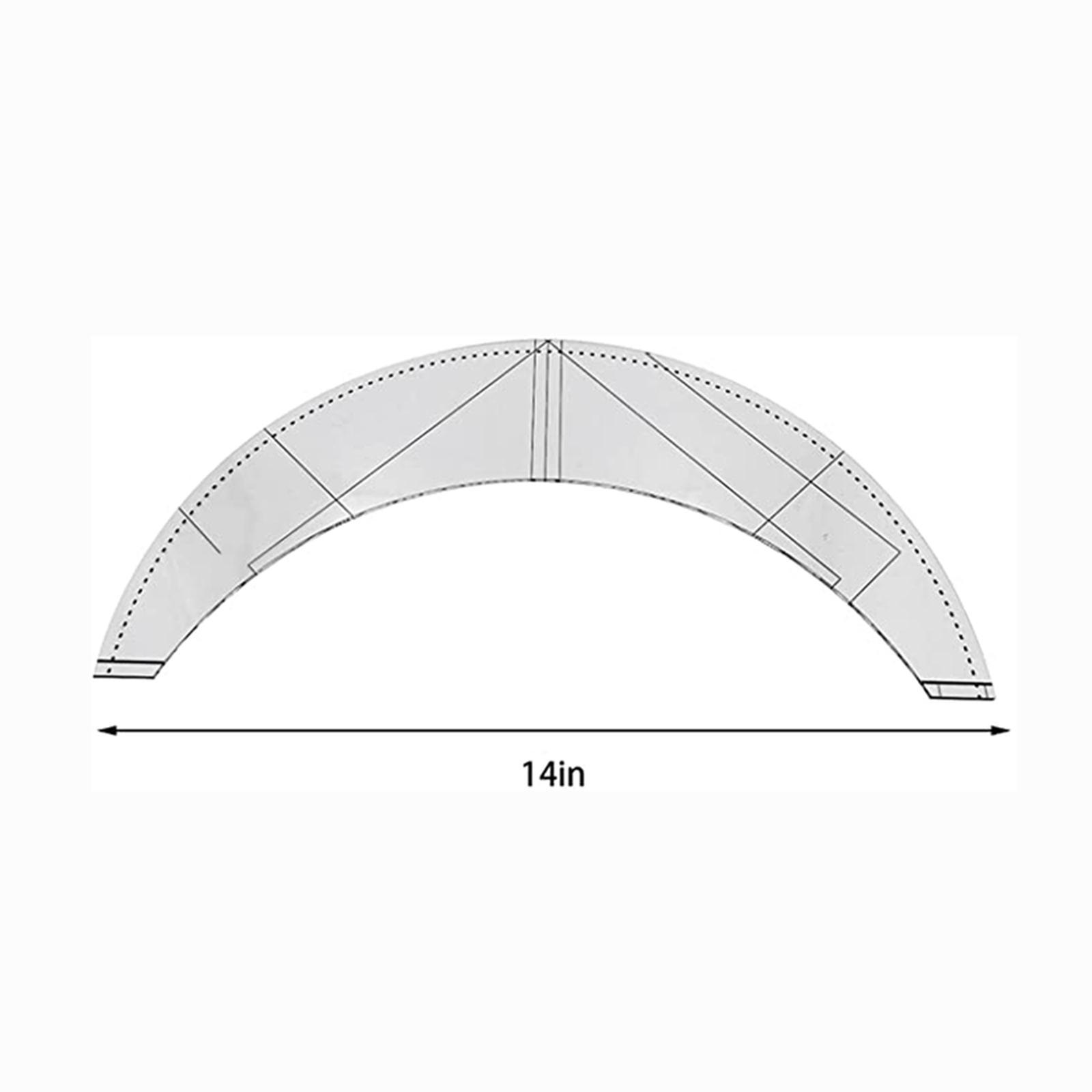 Quilting Cutting Template Handmade Patchwork Ruler DIY Sewing 12inch