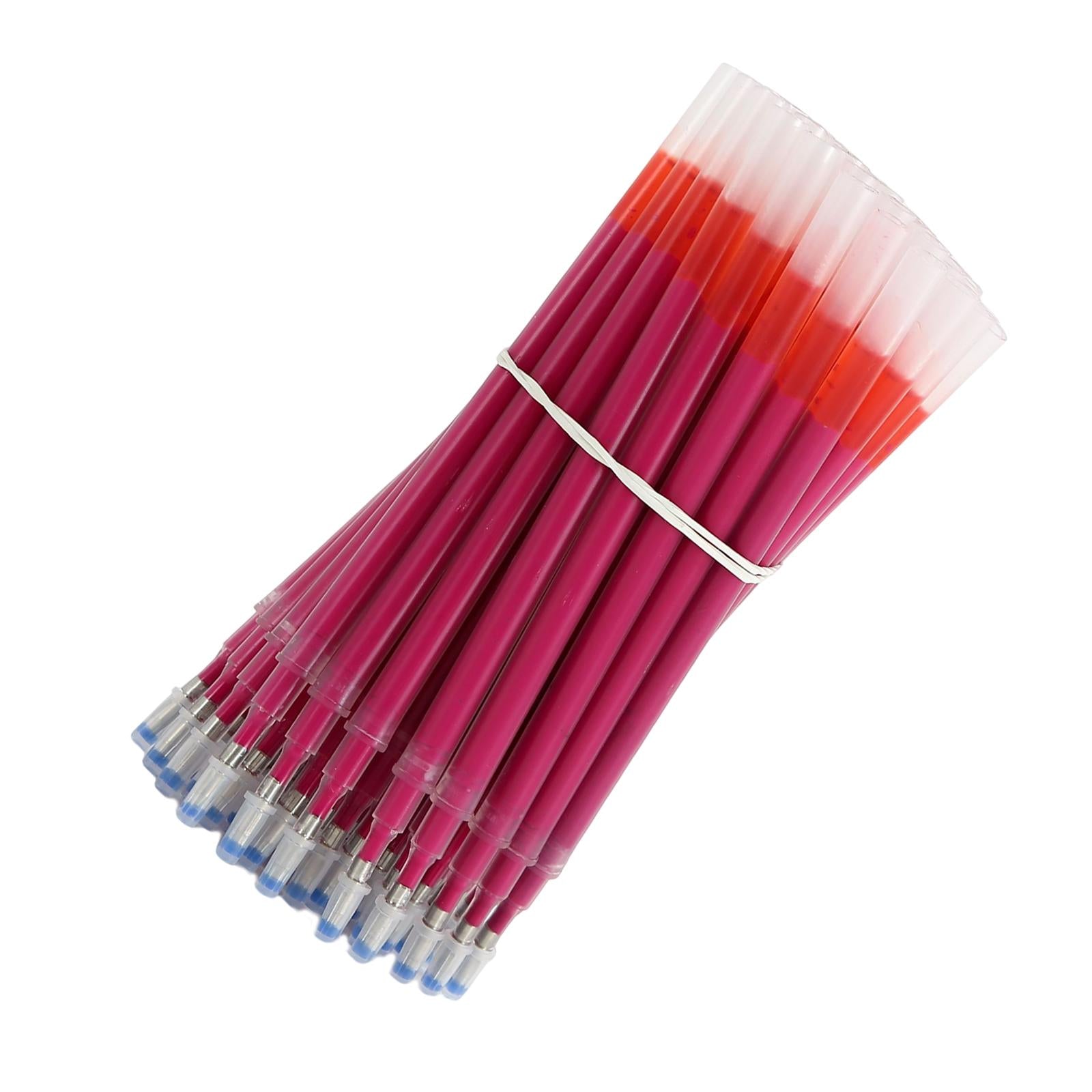 50pcs Heat Erase Pens Refills Heat Disappearing Ink for Quilting Sewing Red