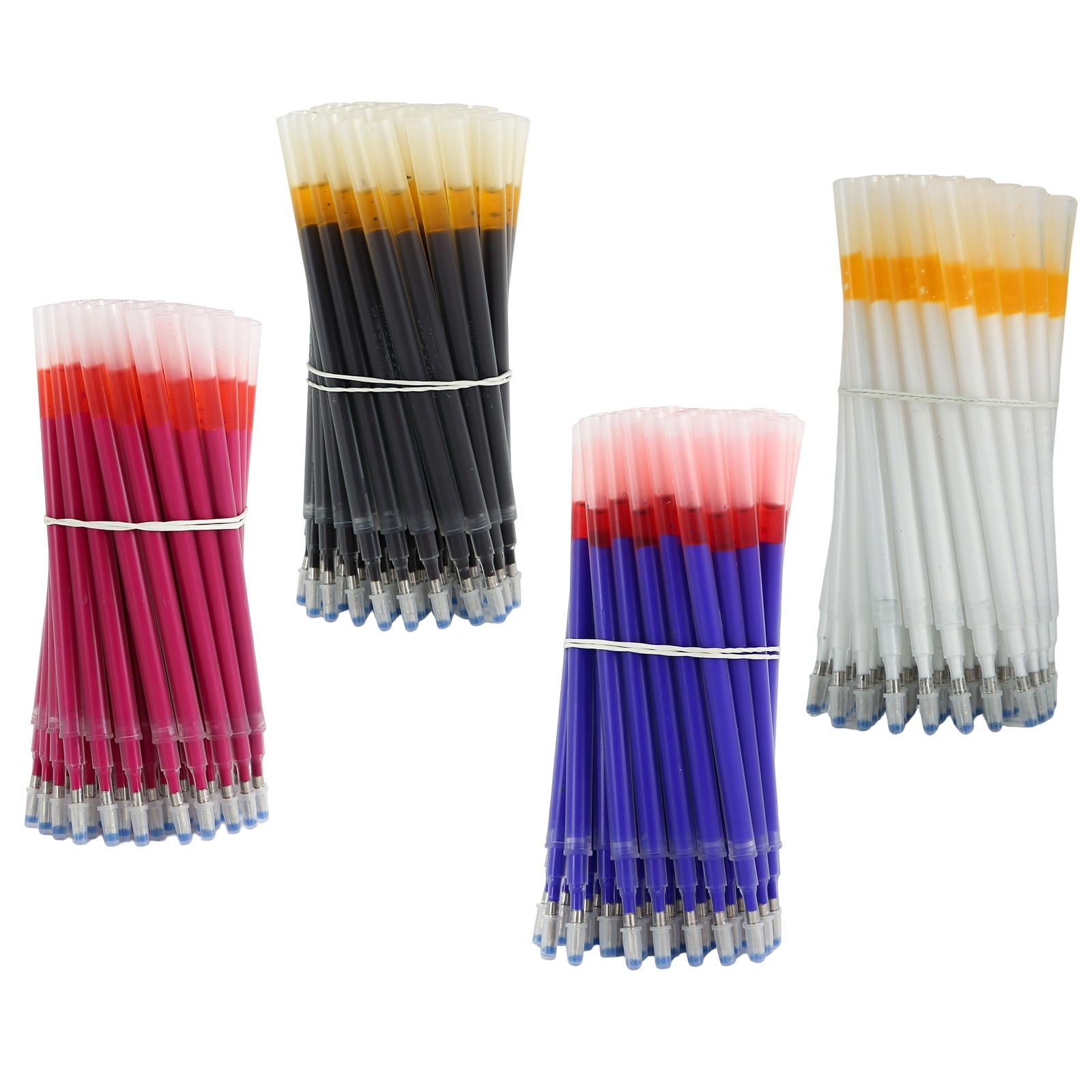 50pcs Heat Erase Pens Refills Heat Disappearing Ink for Quilting Sewing Red