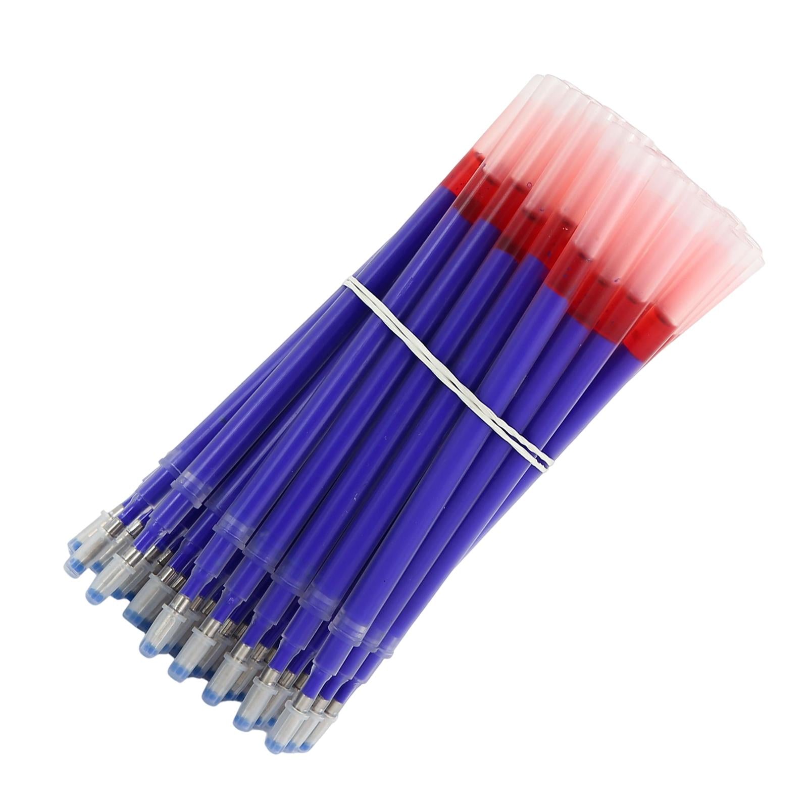 50pcs Heat Erase Pens Refills Heat Disappearing Ink for Quilting Sewing Blue