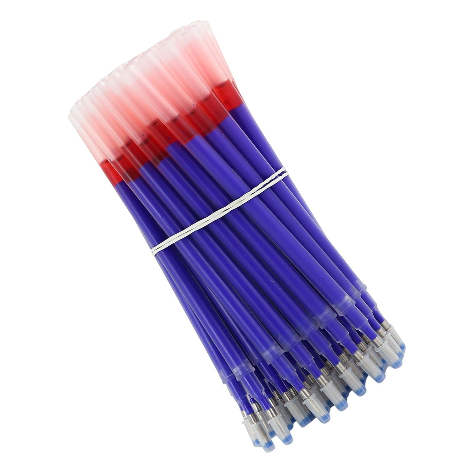 50pcs Heat Erase Pens Refills Heat Disappearing Ink for Quilting Sewing Blue
