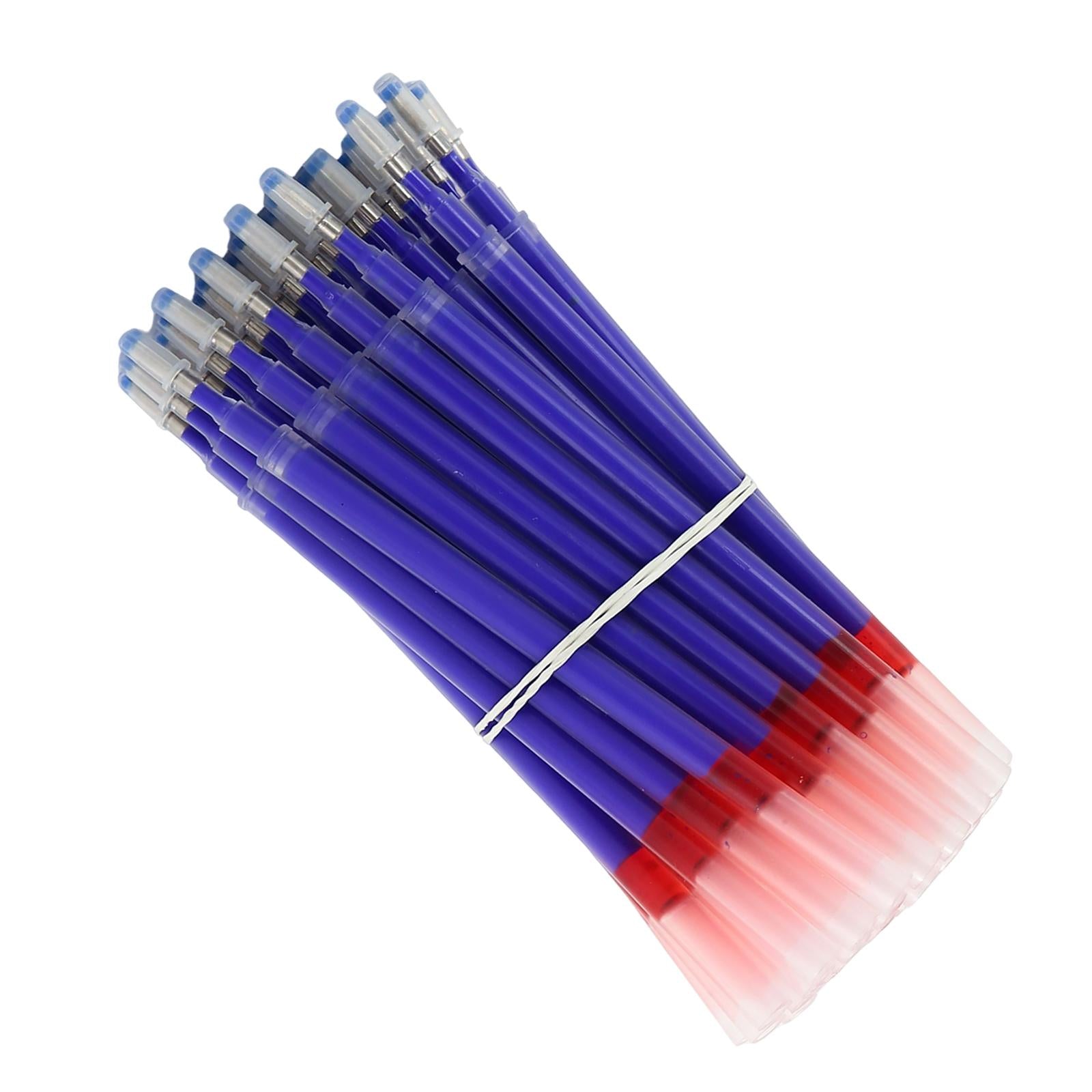 50pcs Heat Erase Pens Refills Heat Disappearing Ink for Quilting Sewing Blue