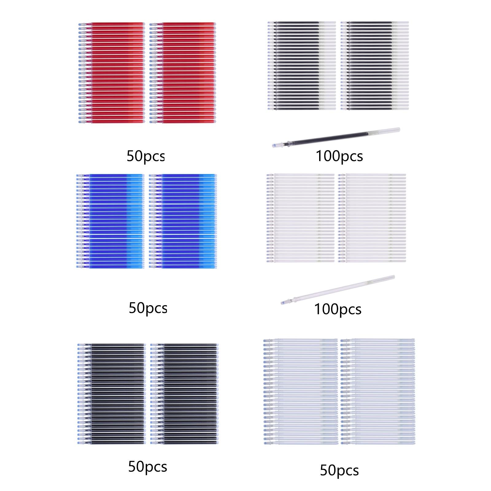 Heat Erasable Pen Refills Fabric Marker Tailors Quilting Embroidery Sewing White Thick 50pcs