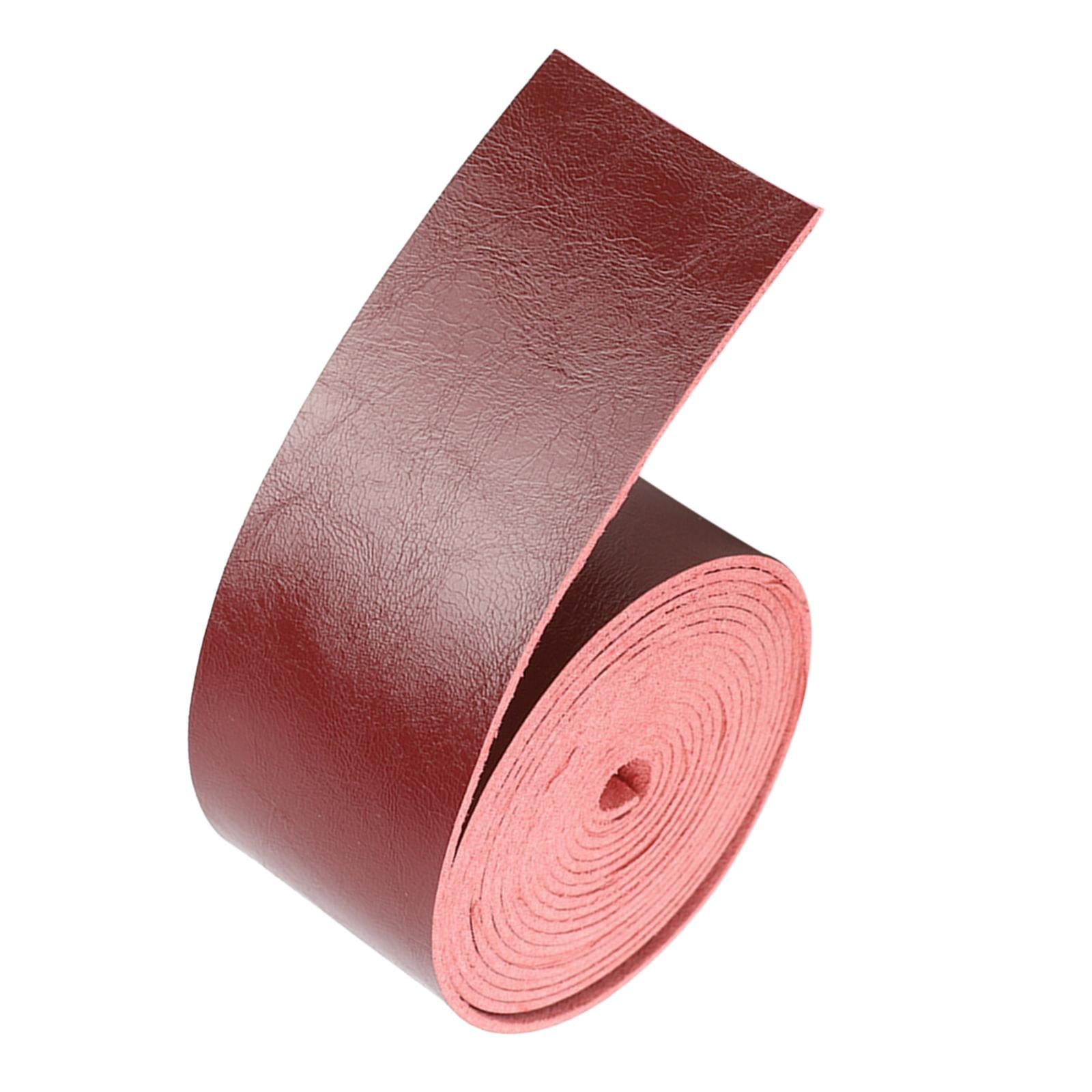 2M Leather Strap Belt Art Microfiber Leathercraft Purse Strap Handle Red