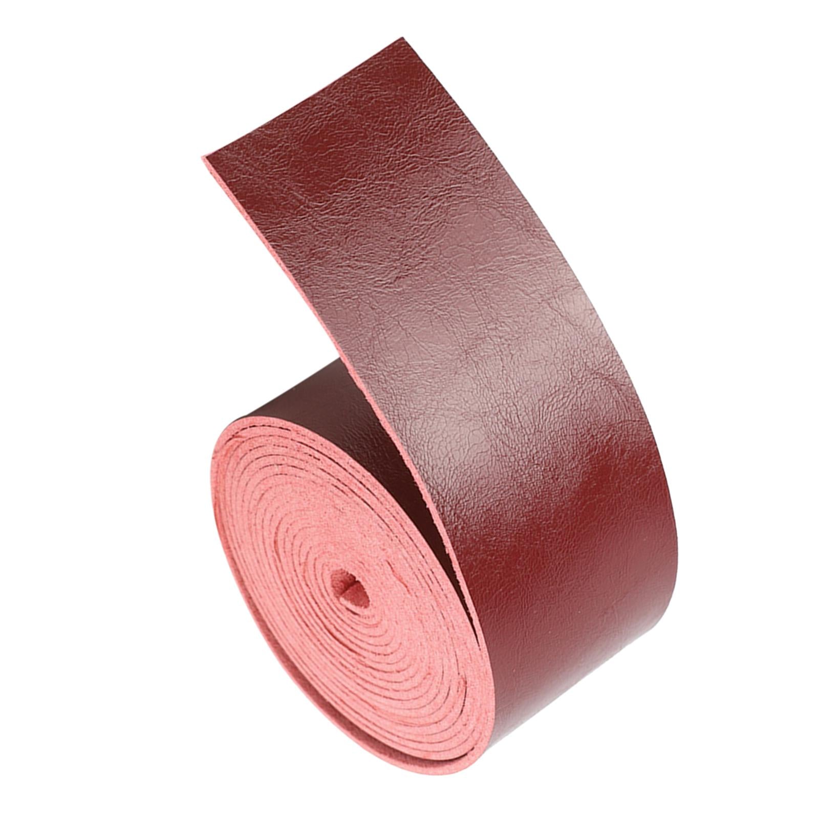 2M Leather Strap Belt Art Microfiber Leathercraft Purse Strap Handle Red