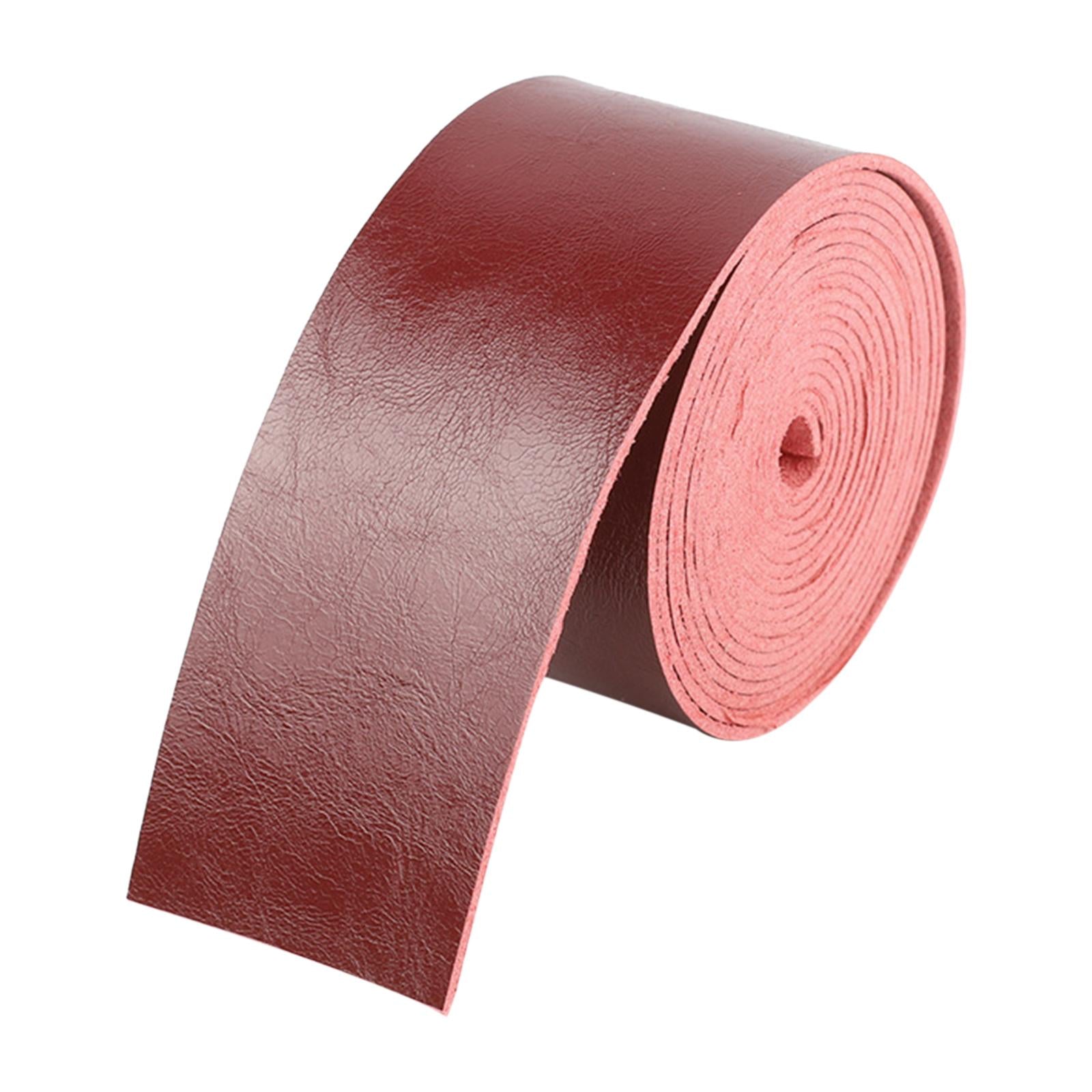 2M Leather Strap Belt Art Microfiber Leathercraft Purse Strap Handle Red