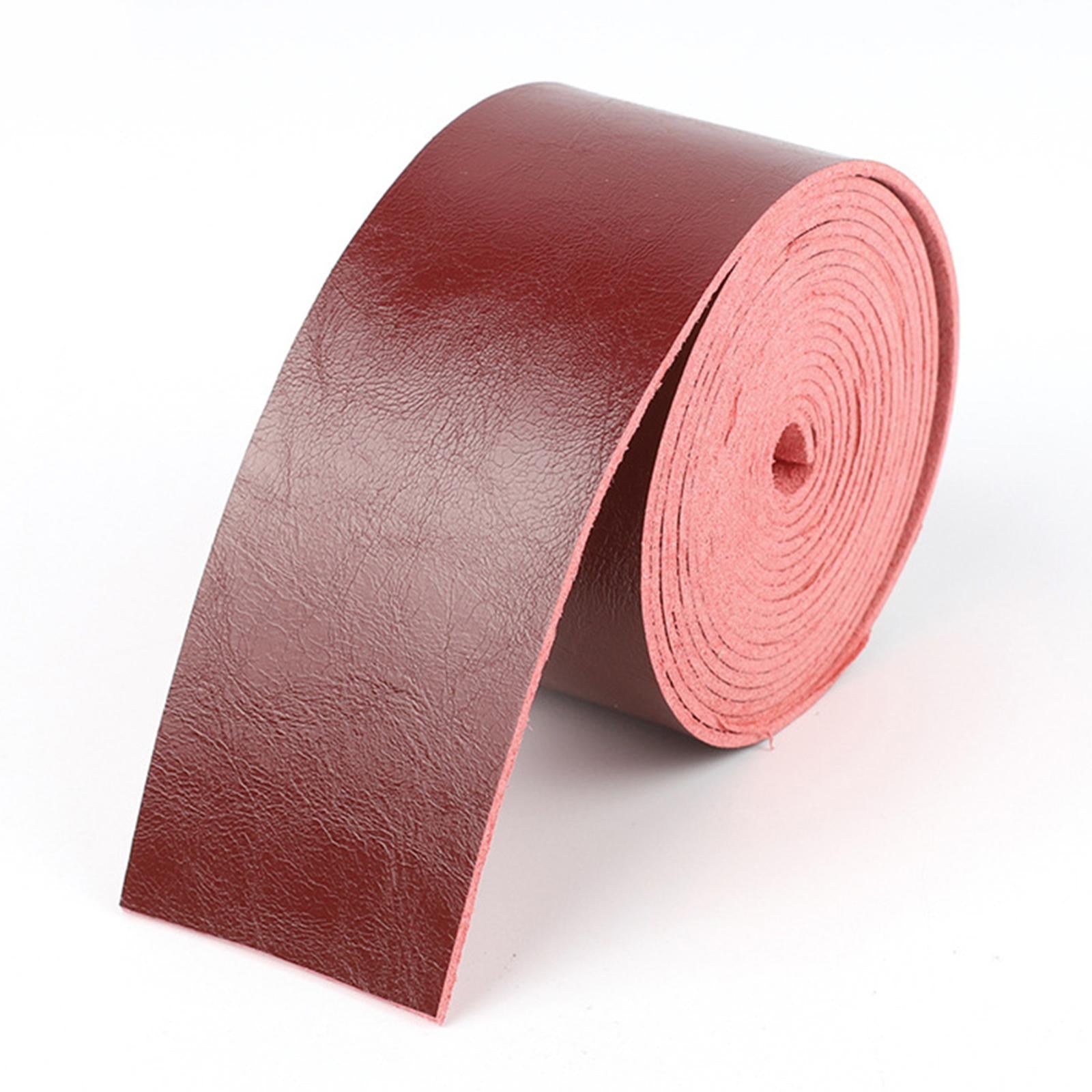 2M Leather Strap Belt Art Microfiber Leathercraft Purse Strap Handle Red