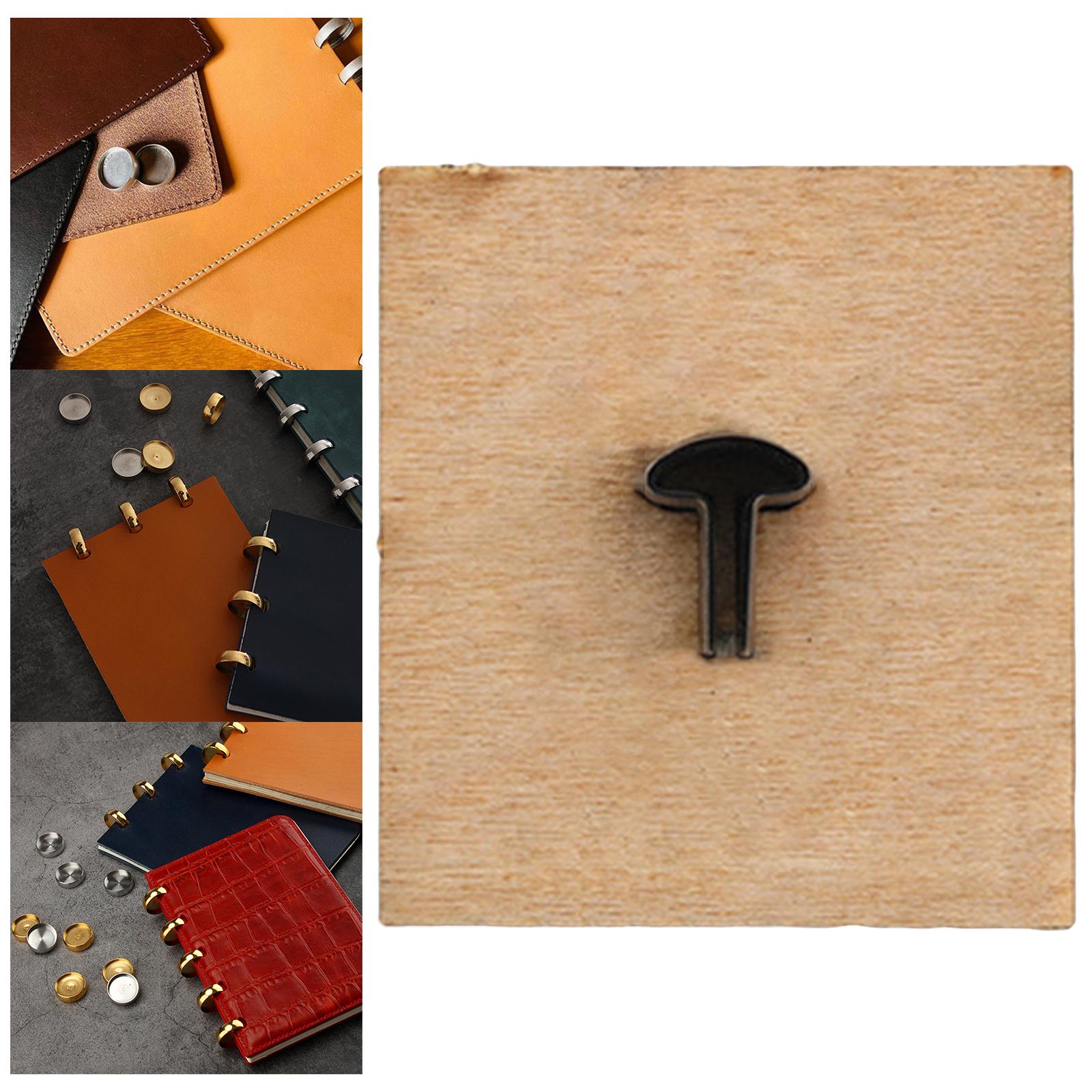 DIY Cutting Dies Notebook Cover Mold Leather Die Cuts 12x9mm 1 Hole