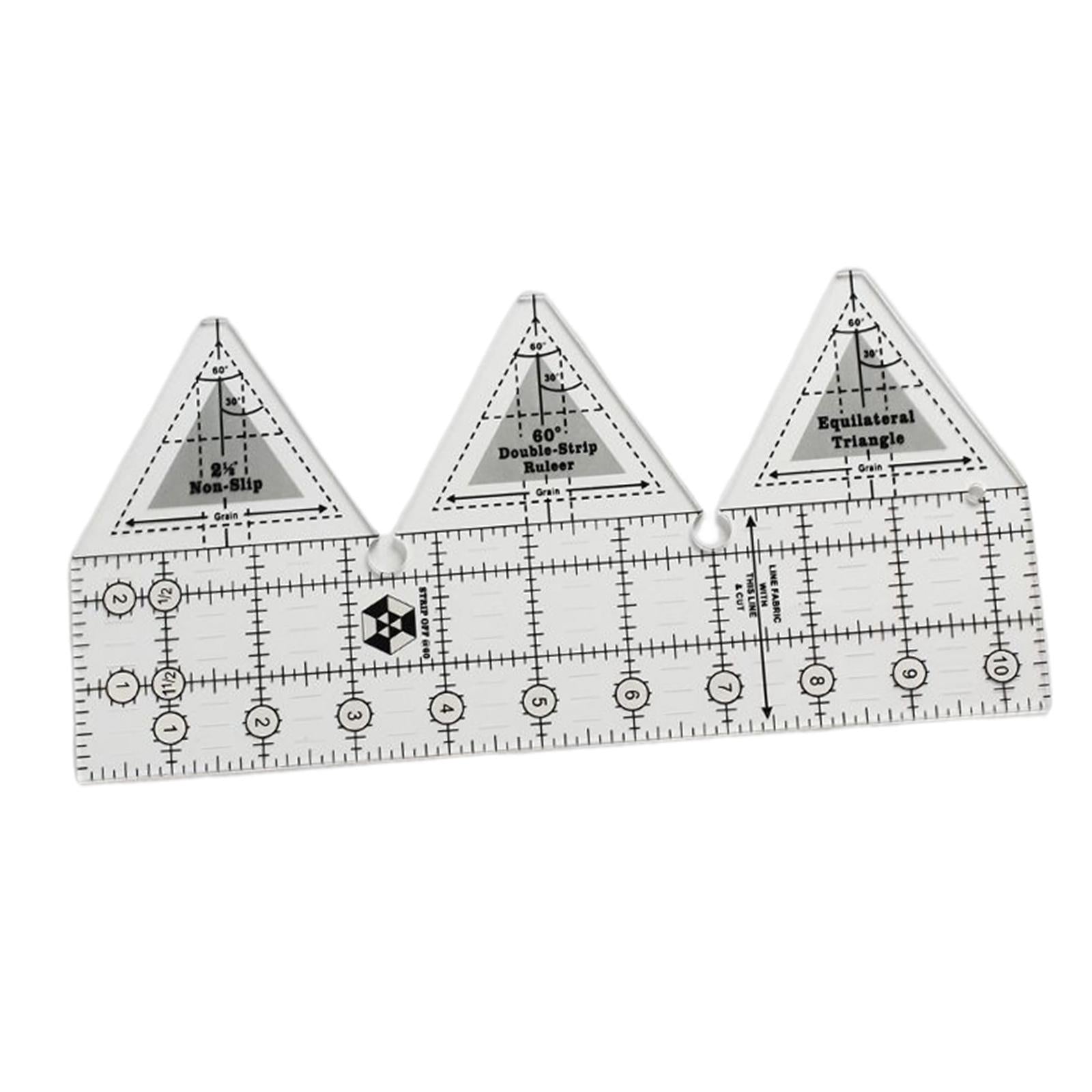 Acrylic Cloth Ruler Double Strip Quilting Ruler,Quilt Rulers for Sewing 10in