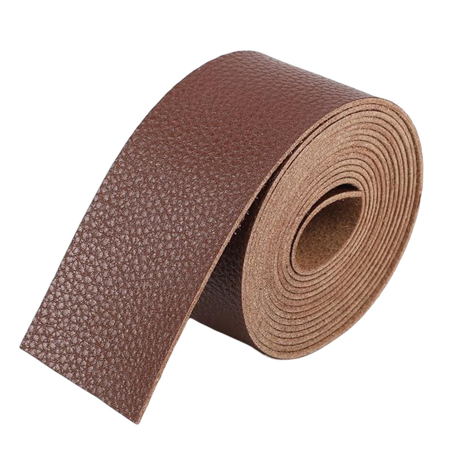 PU Leather Strap Strips Decorative Supplies for Workshop Purse Tooling Coffee