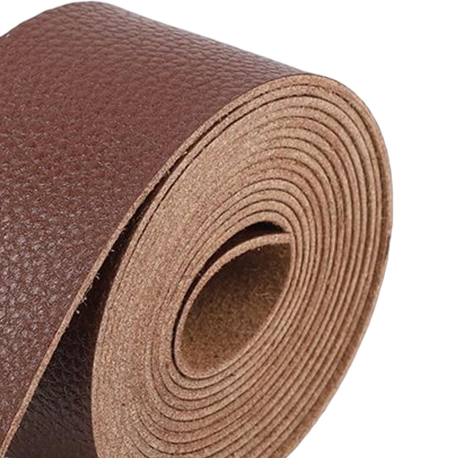 PU Leather Strap Strips Decorative Supplies for Workshop Purse Tooling Coffee