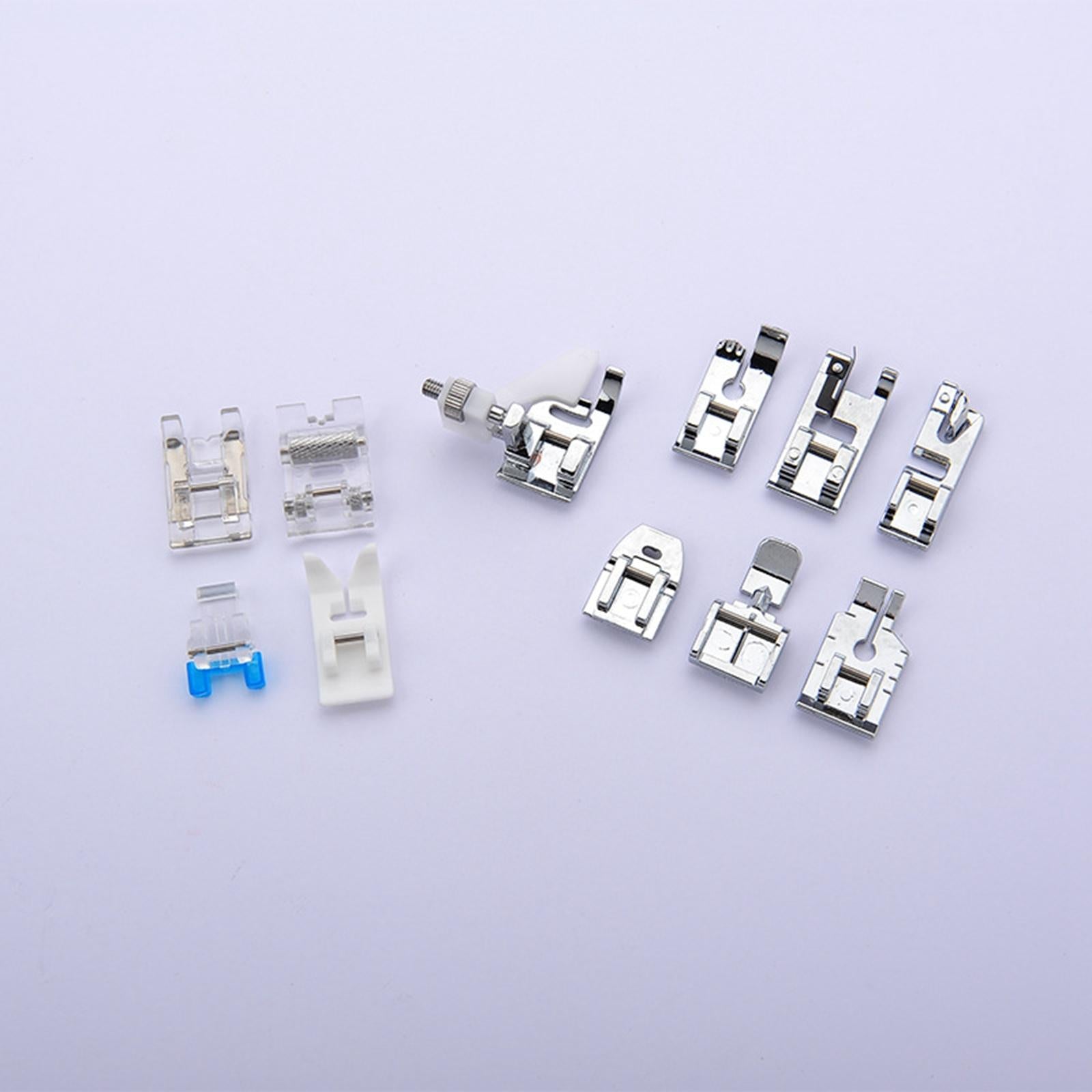 11 Pieces Portable Presser Foot Kit Sewing Machine DIY Feet Set Low Shank
