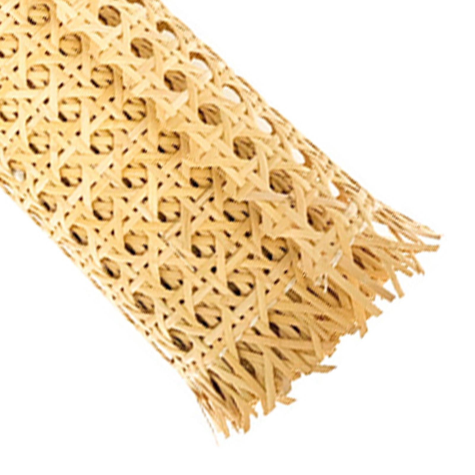 Natural Rattan Webbing Mesh DIY Manual Sheet Supplies for Baskets Furniture 40cm