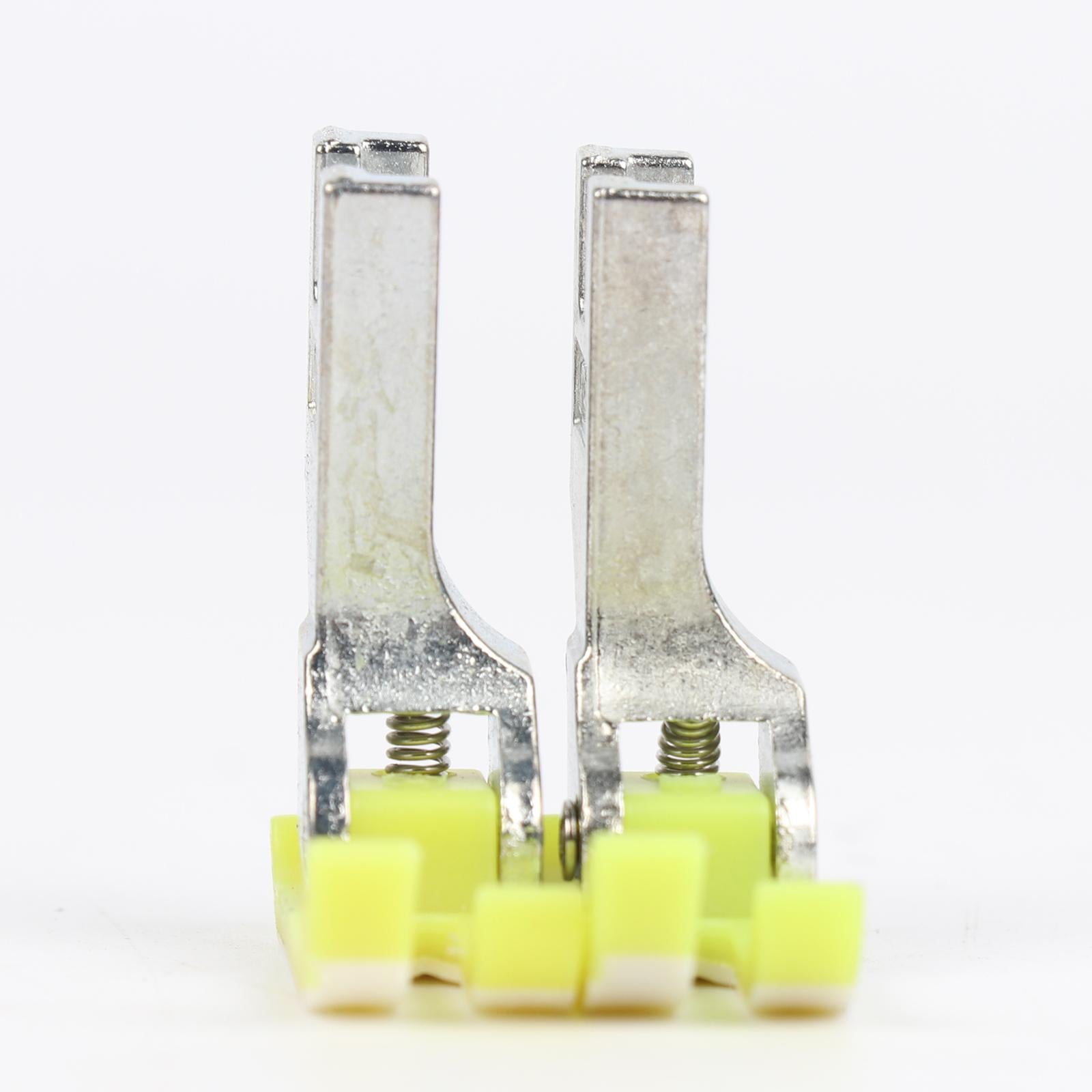 10 Pieces Sewing Machine Flat Car Presser Foot for Mattress Leather Quilt