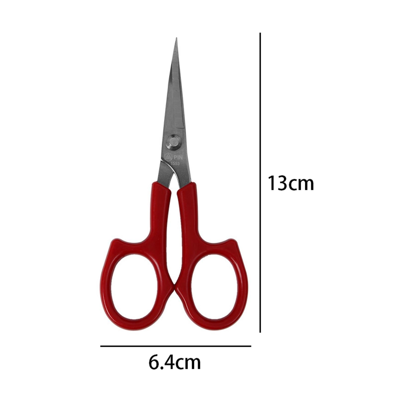 6x Embroidery Scissors Sharp Head up for Craft DIY Cross Stitch Tailor