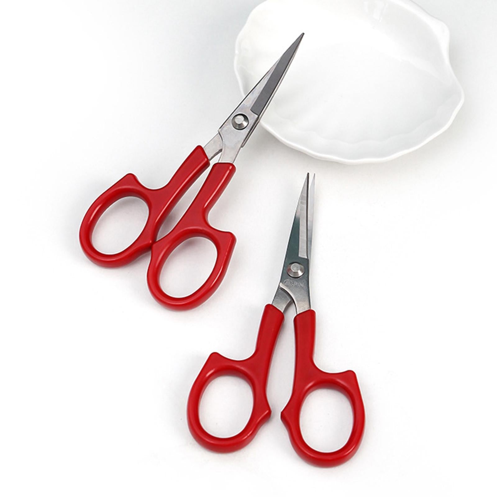 6x Embroidery Scissors Sharp Head up for Craft DIY Cross Stitch Tailor
