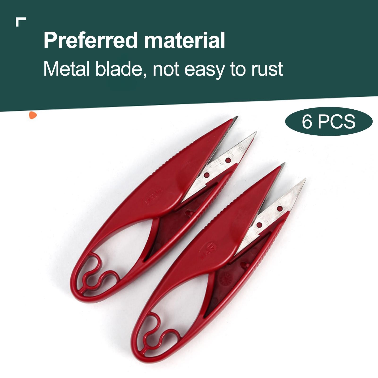 6x Portable Thread Snip Scissors Sewing Cutter Nipper Embroidery Patchwork