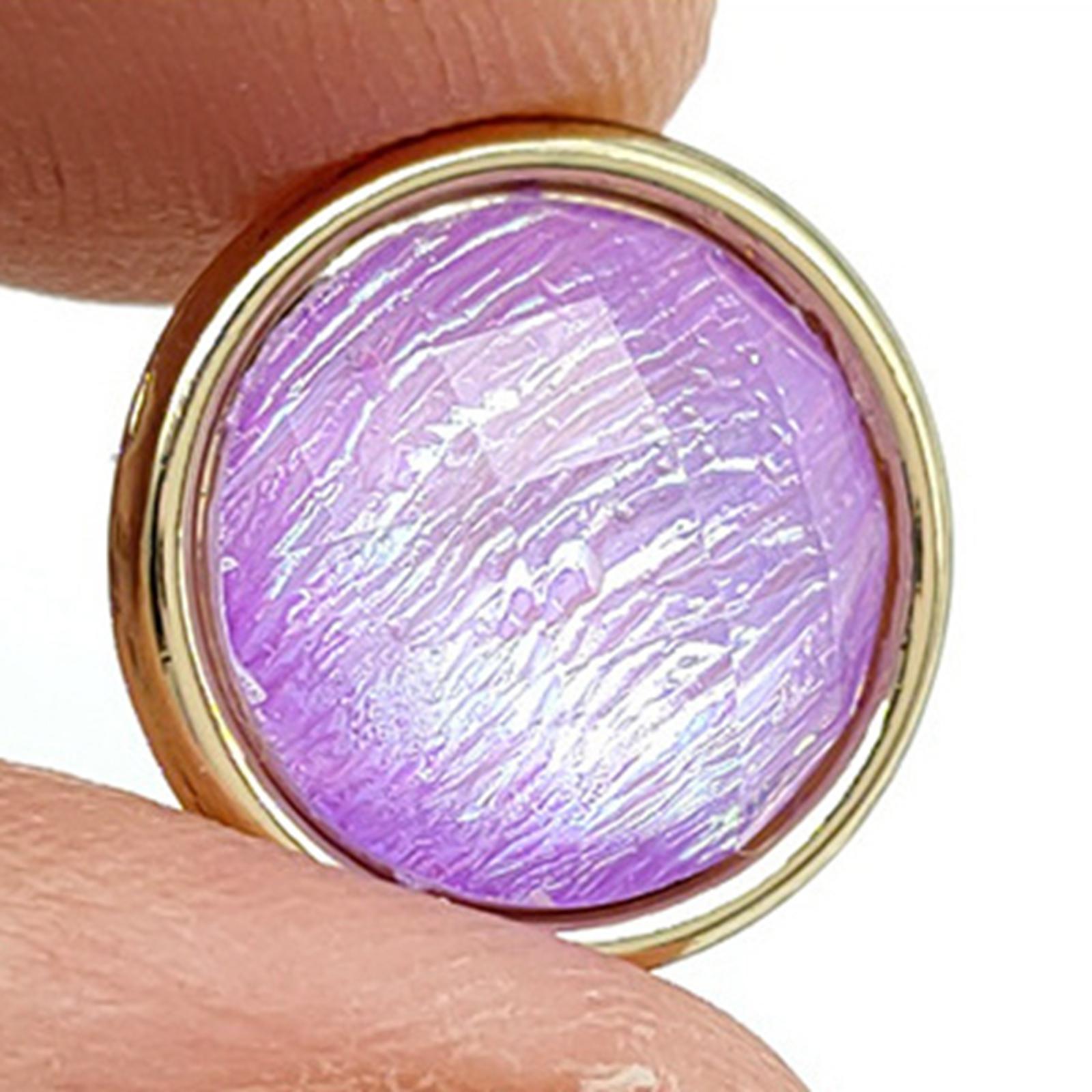 50Pcs Sewing Buttons 12mm DIY Decorative Metal Button for Jeans Jacket Coat Black Gold