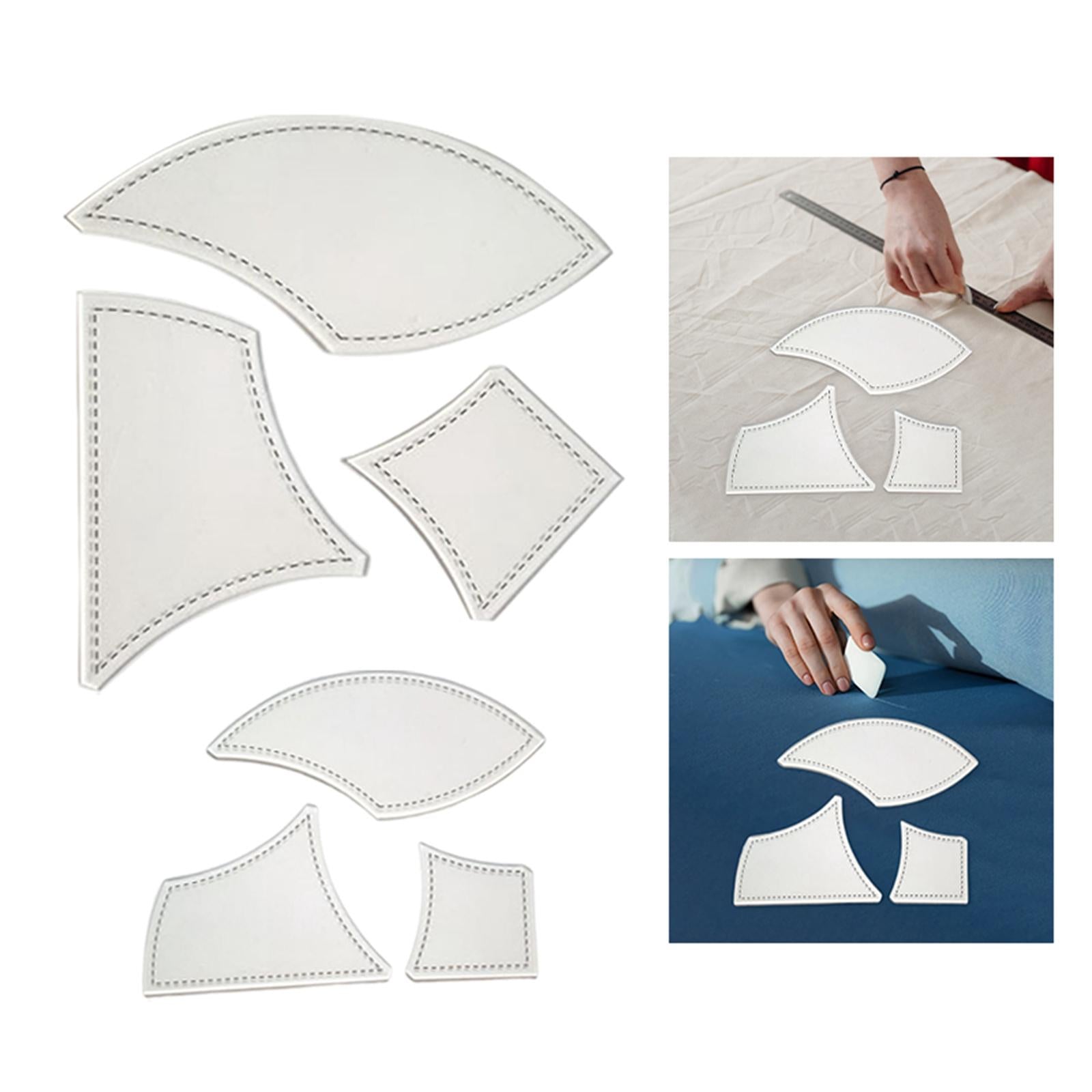3Pcs Quilting Template Tool Stencils Patchwork Ruler for Sewing Machine L