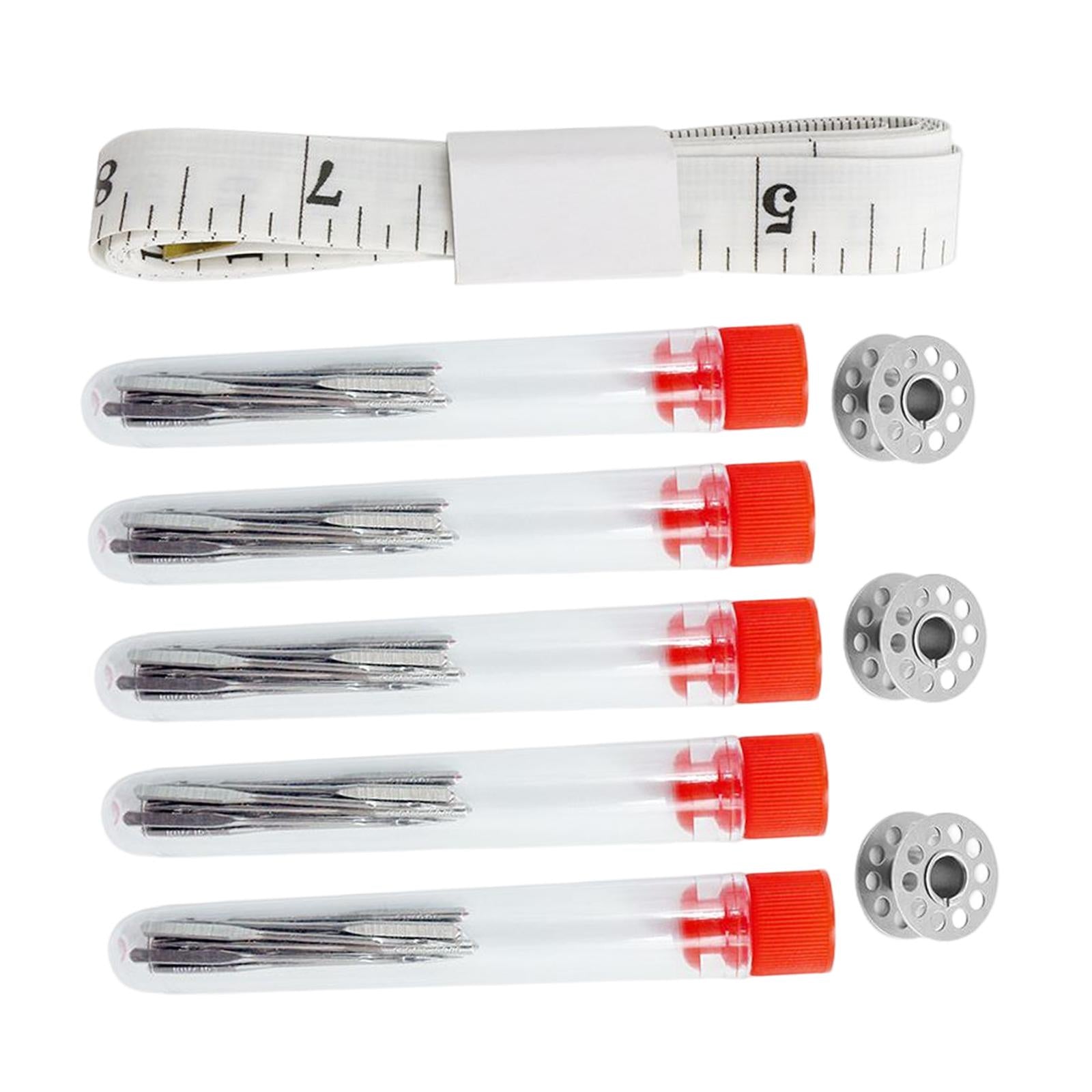Sewing Machine Needles with Storage Tube Tape Measure Craft DIY Parts Home