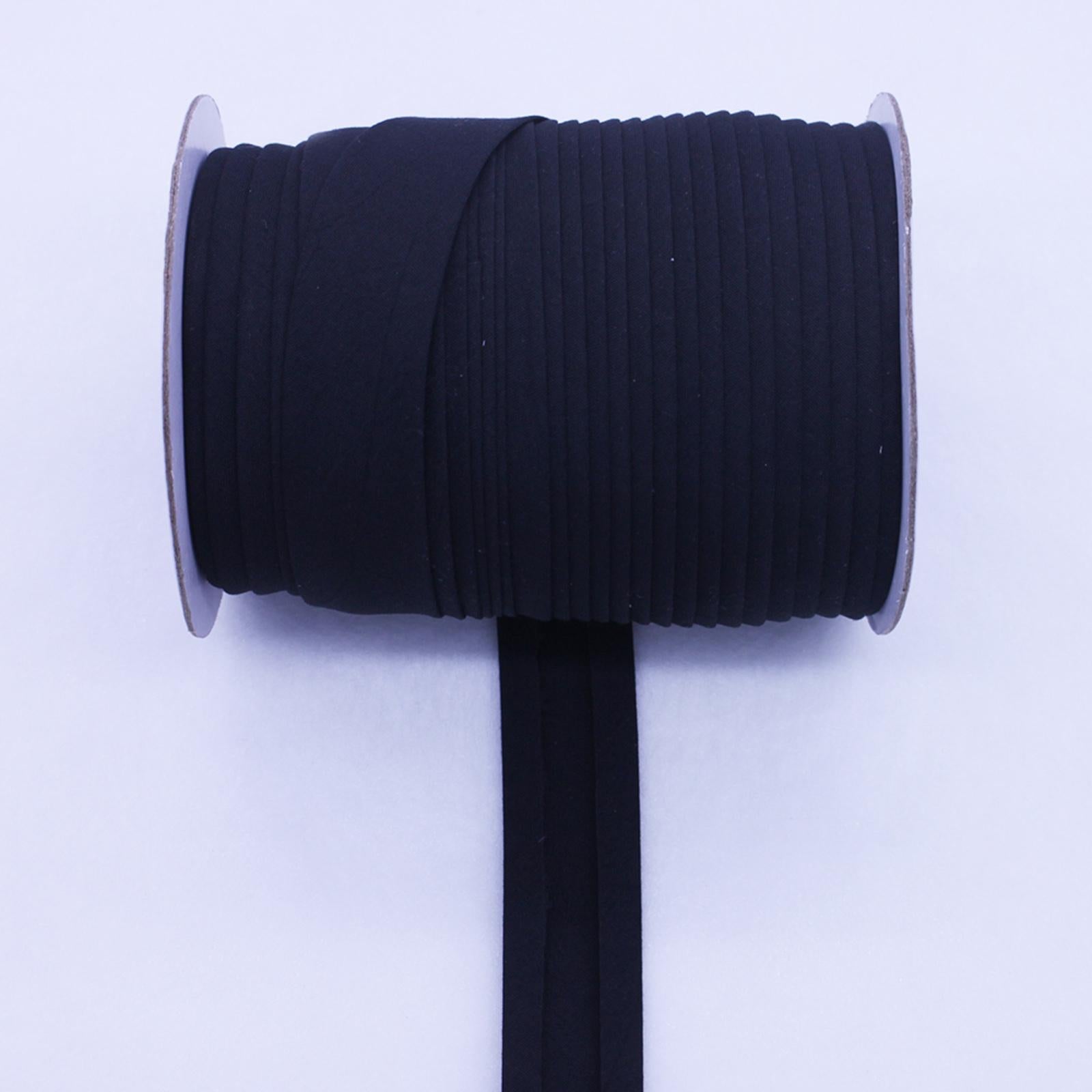 Elastic Band 15mm 10 Yards for Sewing Trimming Crafts Clothing Black 1.5cm