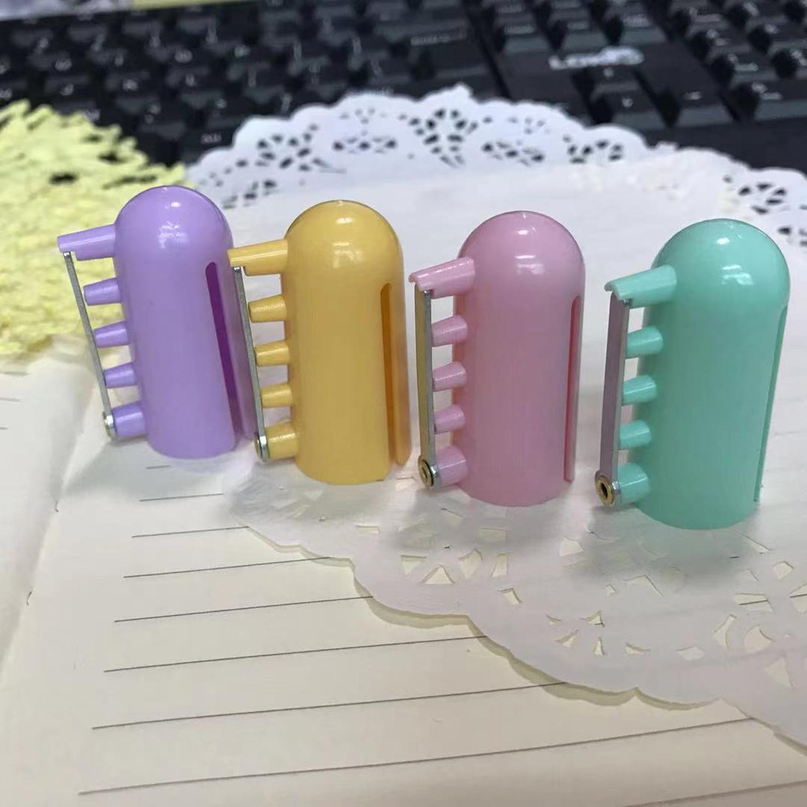 4Pcs Yarn Guide Knitting Thimble Yarn Tool for Sweater Knitting Accessories
