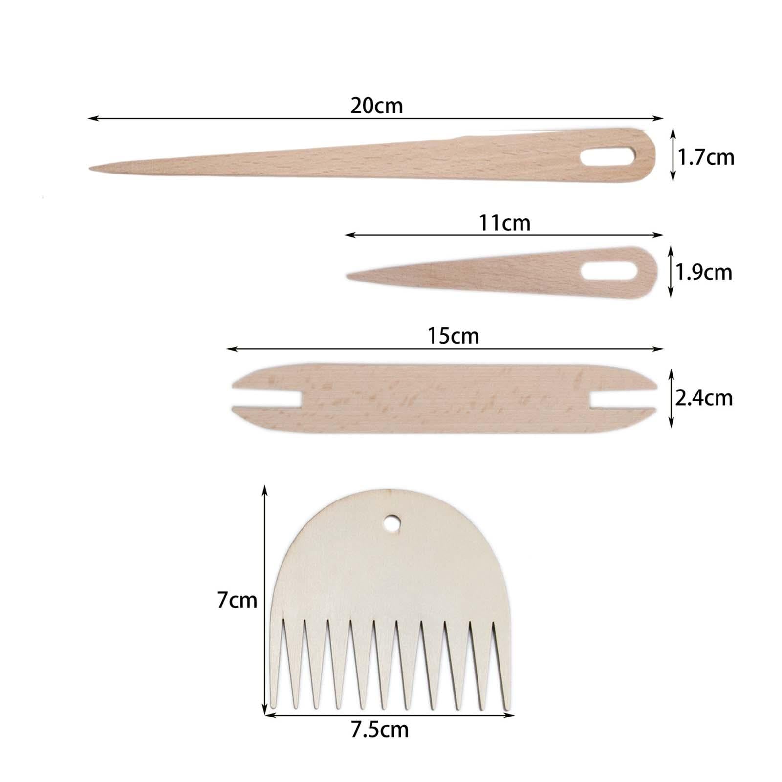 Wooden Weaving Tools Kit for Loom DIY Tapestry Craft Knitting Tapestry Tool