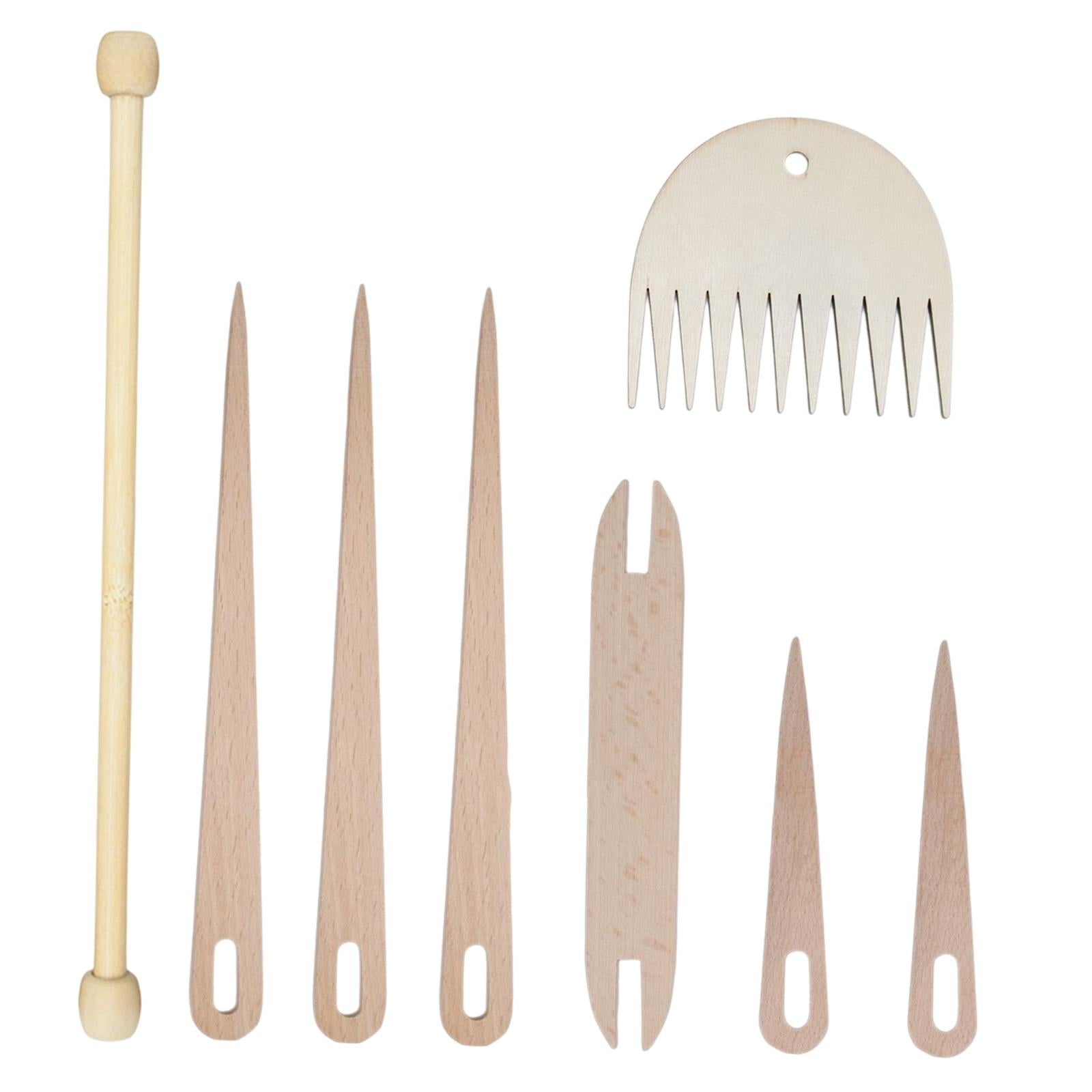 Wooden Weaving Tools Kit for Loom DIY Tapestry Craft Knitting Tapestry Tool