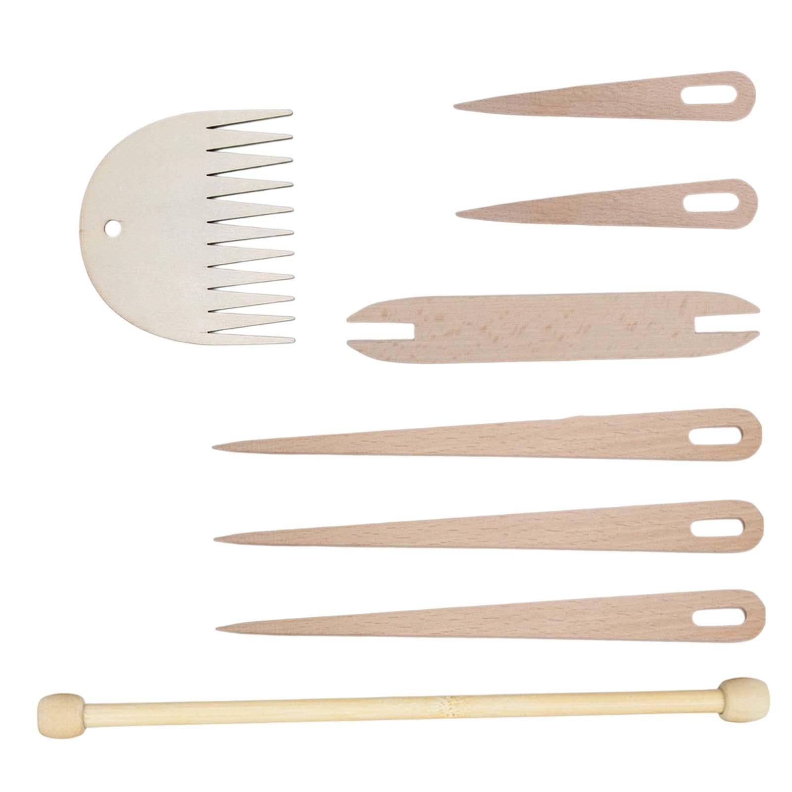 Wooden Weaving Tools Kit for Loom DIY Tapestry Craft Knitting Tapestry Tool