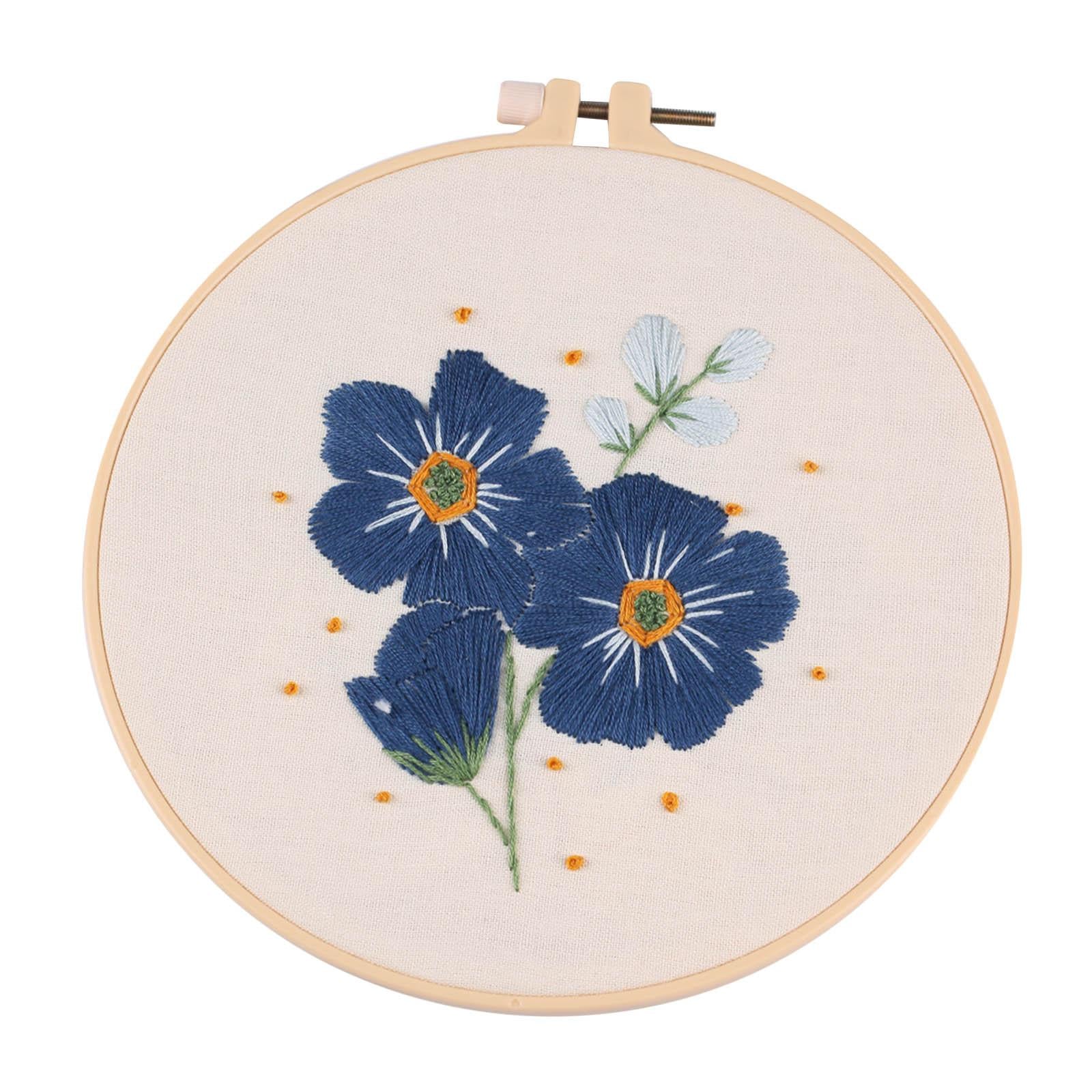 Embroidery Starter Kit DIY Cross Stitch Needlework for Home Decoration