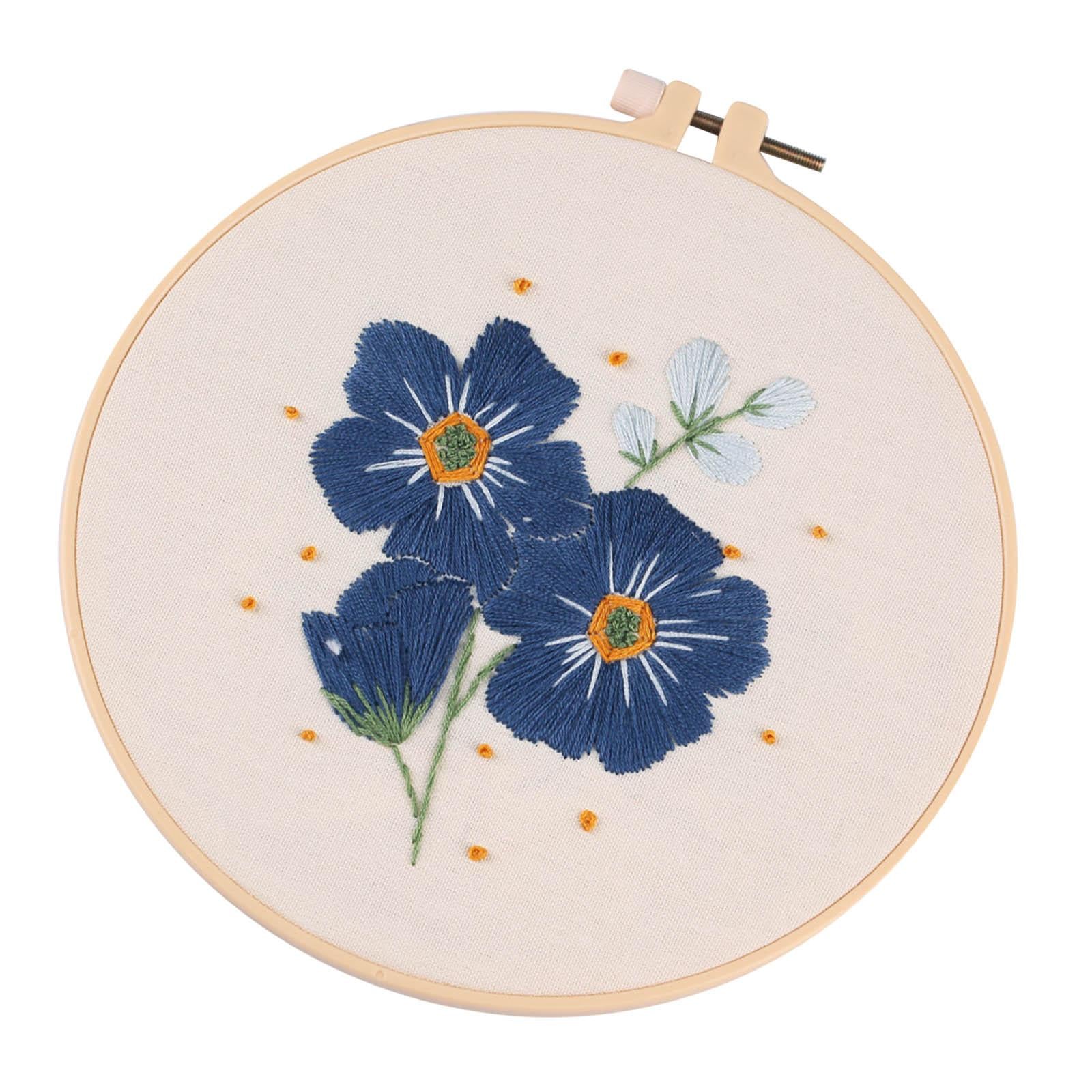 Embroidery Starter Kit DIY Cross Stitch Needlework for Home Decoration