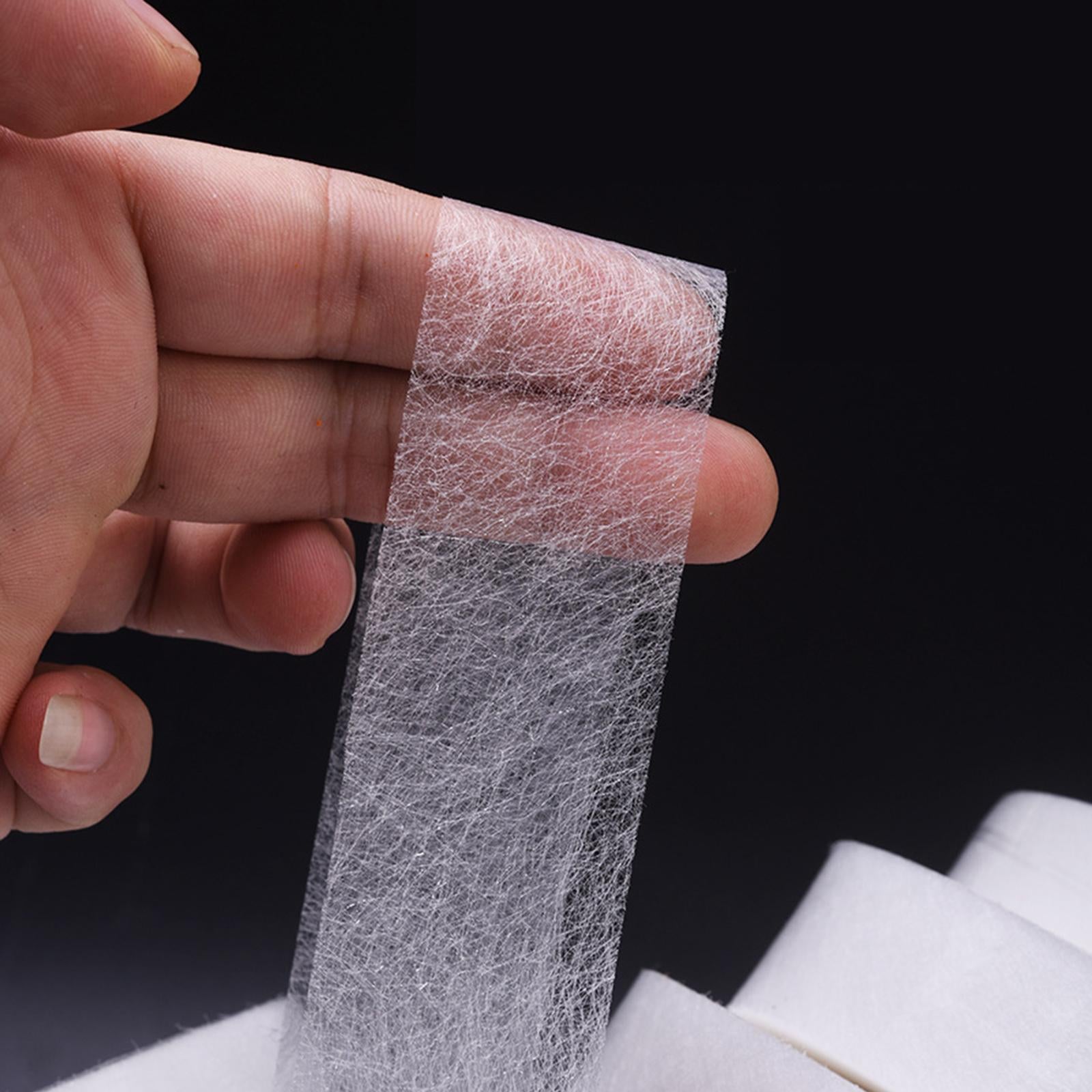 60m Web Hemming Tape Roll Easy Web Roll Hem Tape Just Iron On White 0.5cm