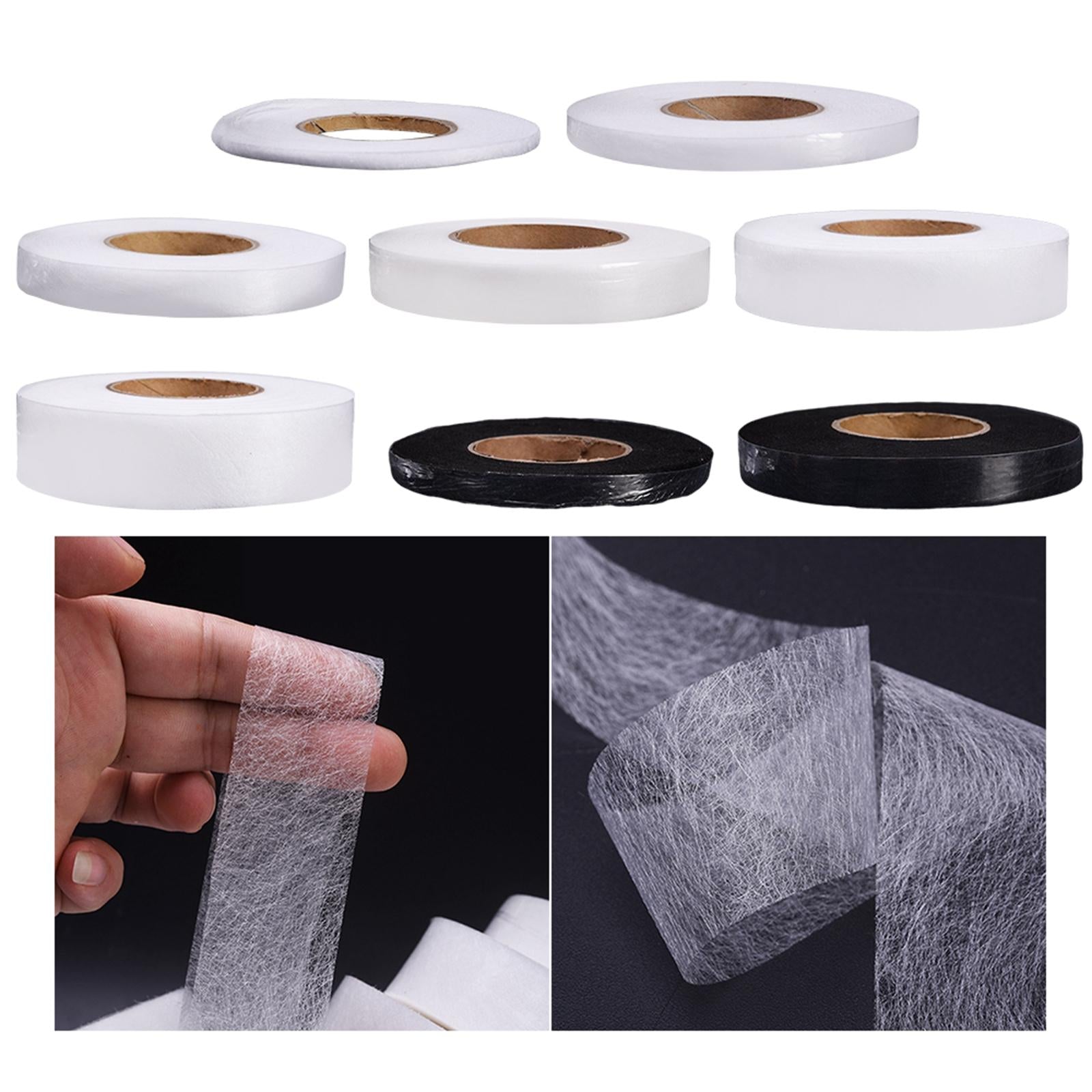 60m Web Hemming Tape Roll Easy Web Roll Hem Tape Just Iron On White 0.5cm