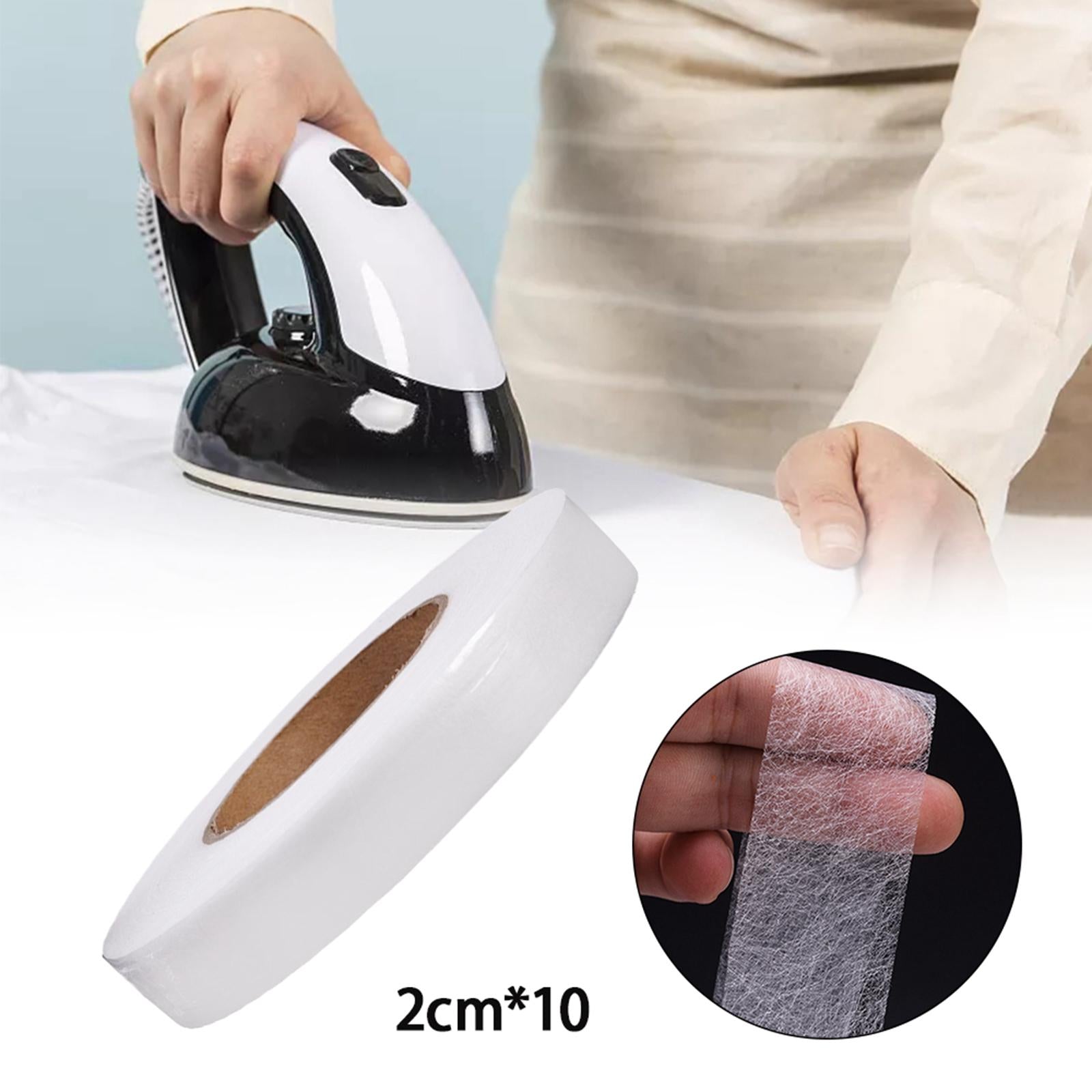 60m Web Hemming Tape Roll Easy Web Roll Hem Tape Just Iron On White 2cm
