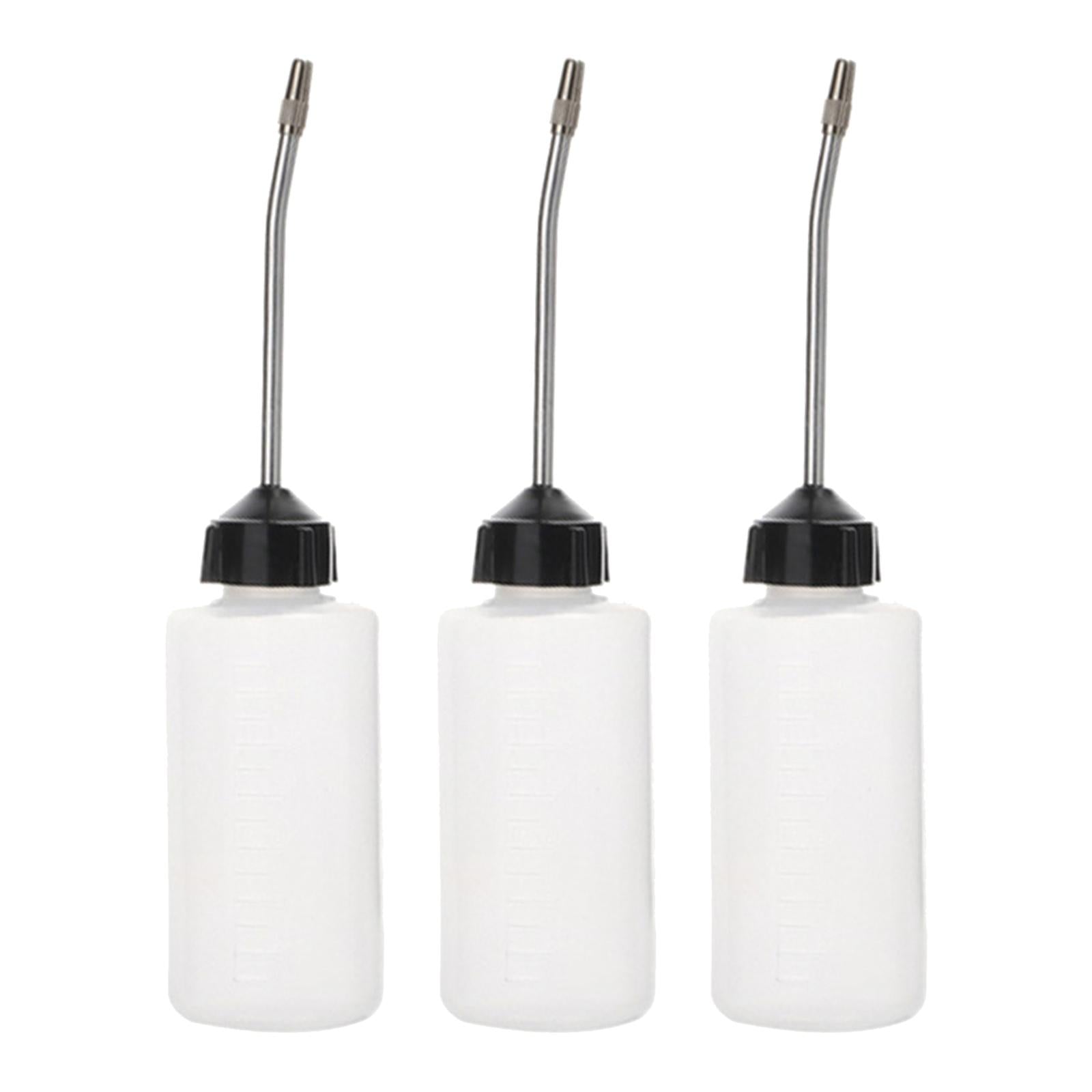 3 Pieces Sewing Machine Oil Can 120ml Durable Plastic for Machinery Room