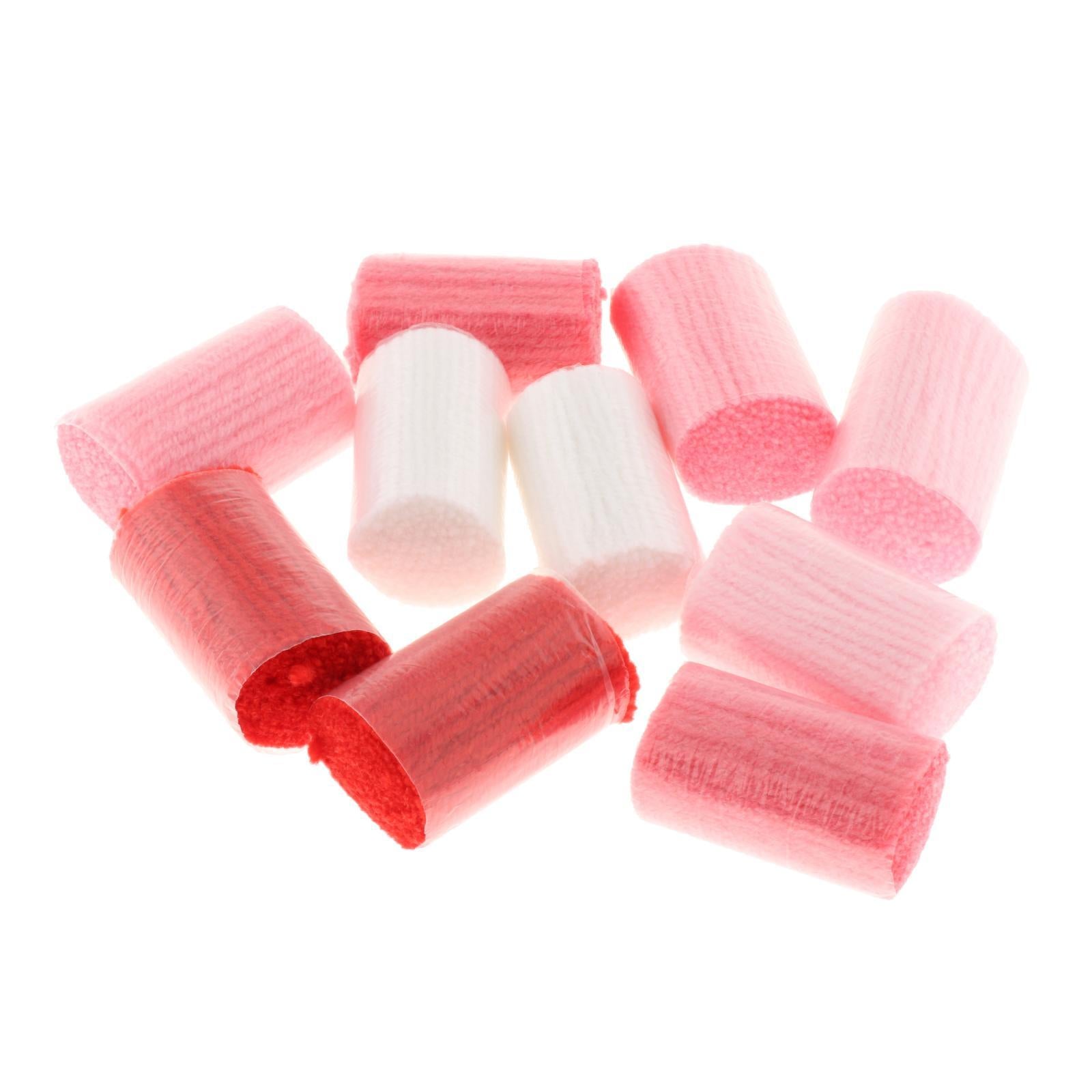 10 Pieces Acrylic Latch Hook Rug Yarn Pre Cut Cushion  Red  Series