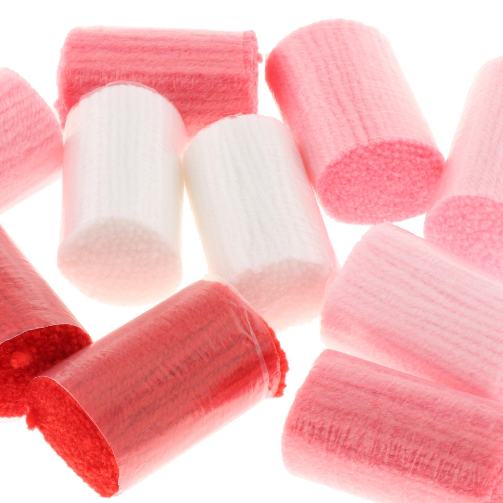 10 Pieces Acrylic Latch Hook Rug Yarn Pre Cut Cushion  Red  Series