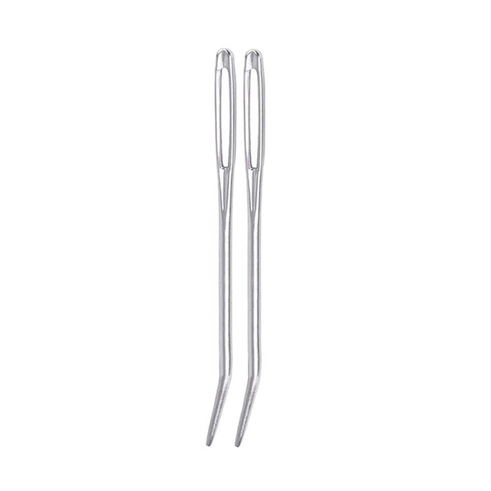 12x Yarn Needles Set Crochet Knitting Sewing Tools Bent Kit DIY Tapestry