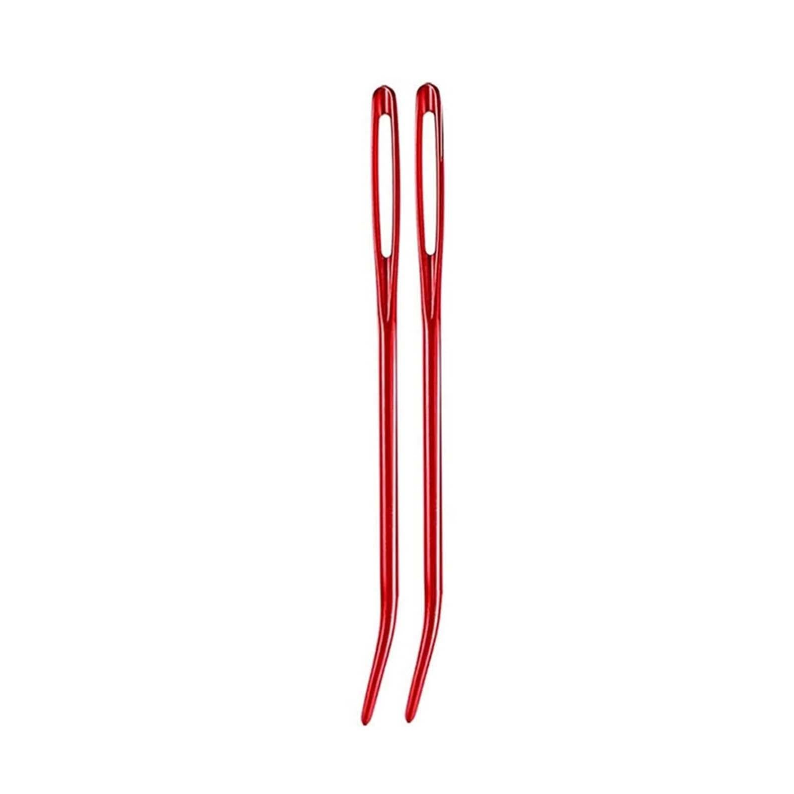 12x Yarn Needles Set Crochet Knitting Sewing Tools Bent Kit DIY Tapestry