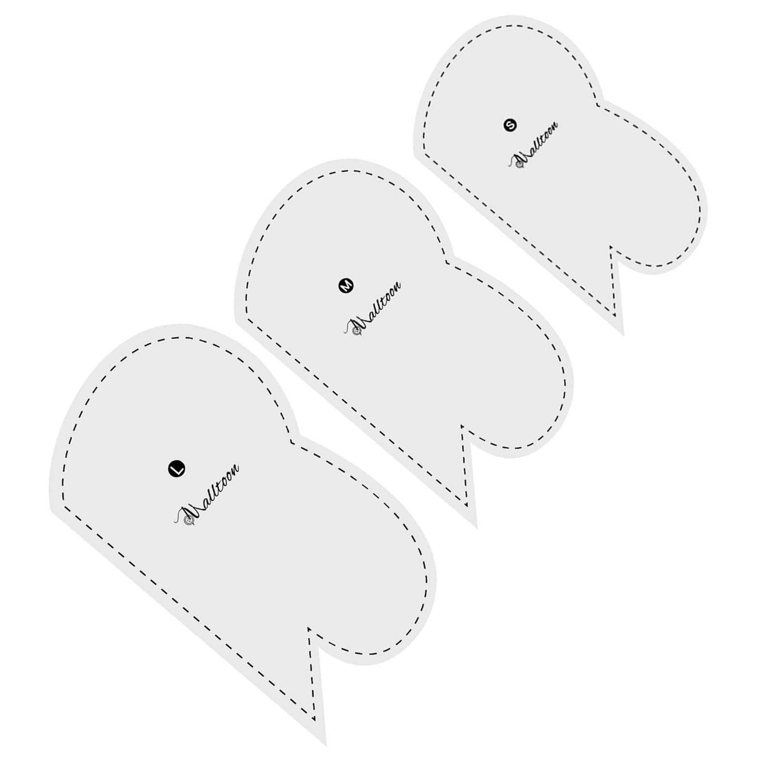 1x Acrylic Quilting Templates Heart Shape for DIY Craftwork and Sewing L