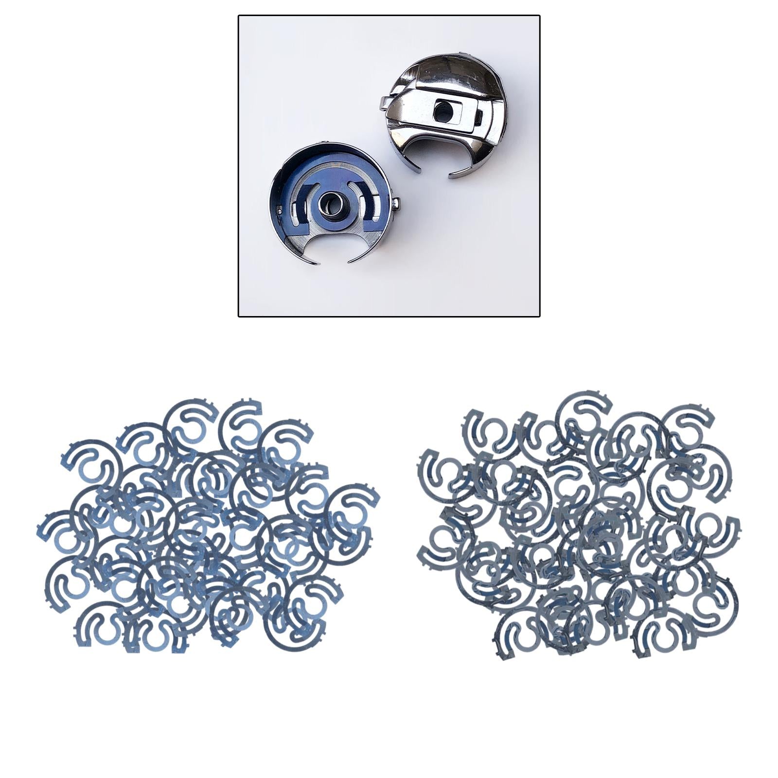 50Pcs/Set Bobbin Case Spring Sheet Steel for Brother Industrial Supplies Flatcar