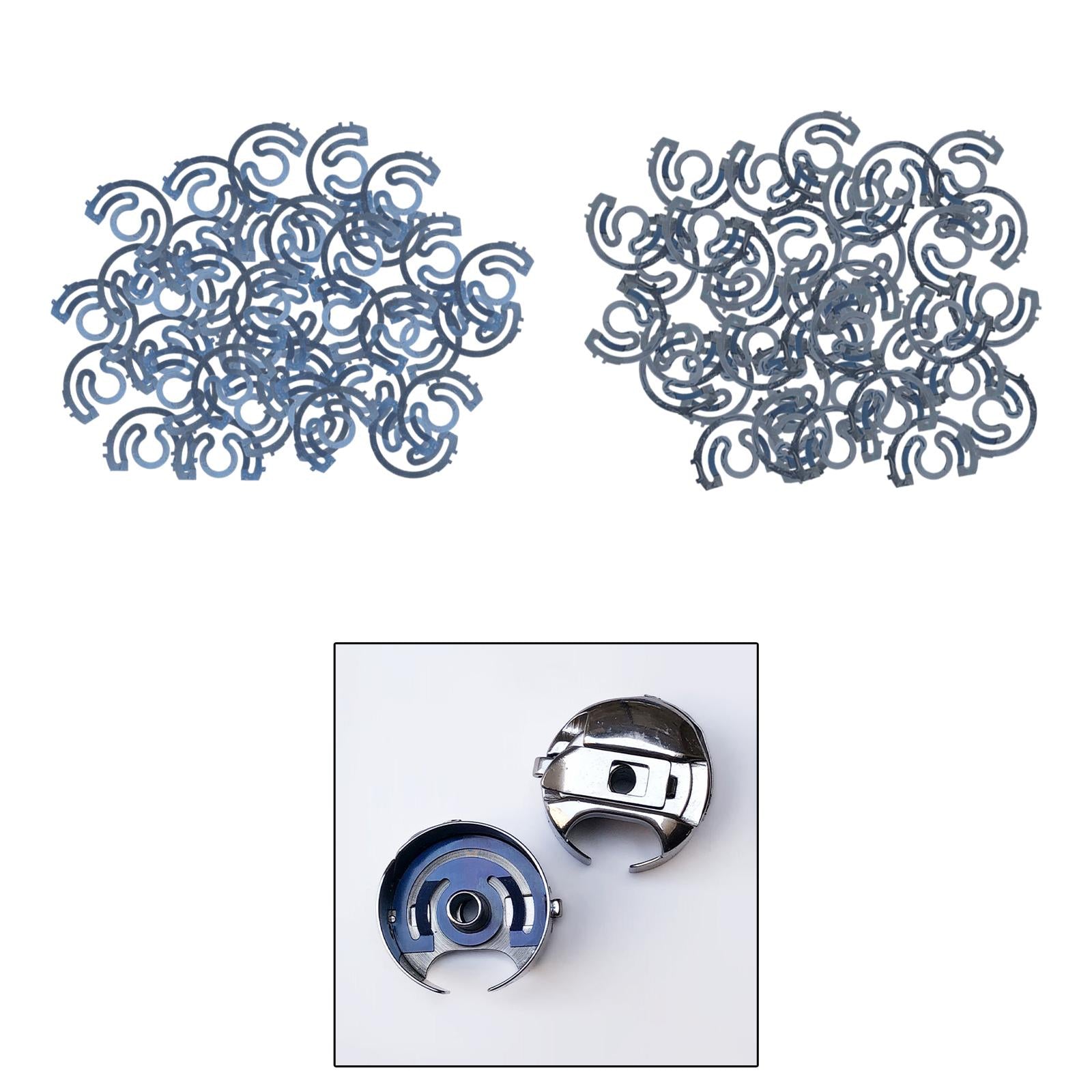 50Pcs/Set Bobbin Case Spring Sheet Steel for Brother Industrial Supplies Flatcar